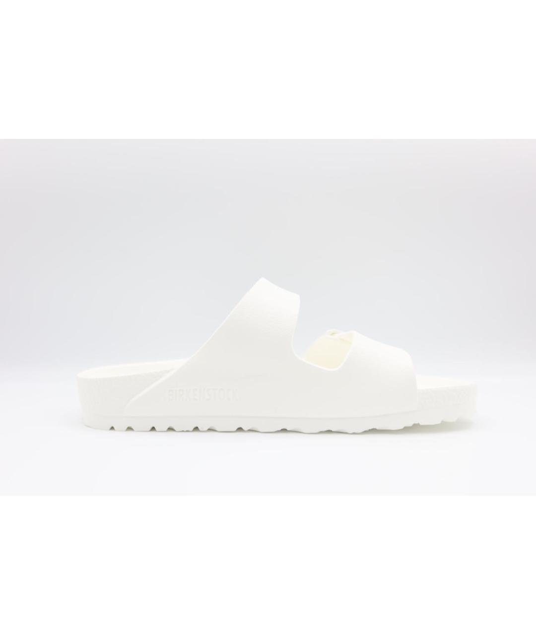 BIRKENSTOCK Белые резиновые шлепанцы, фото 5