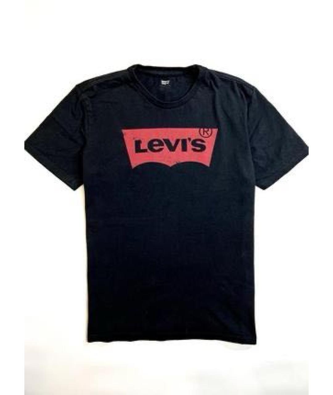 LEVI'S Черная хлопковая футболка, фото 5