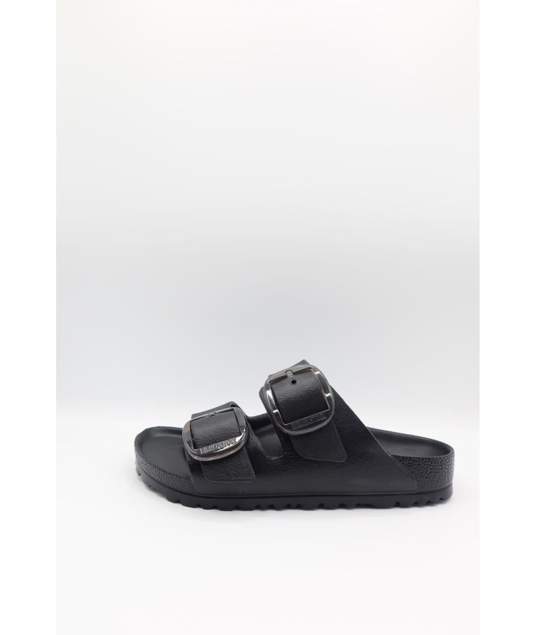 BIRKENSTOCK Черные резиновые сандалии, фото 6