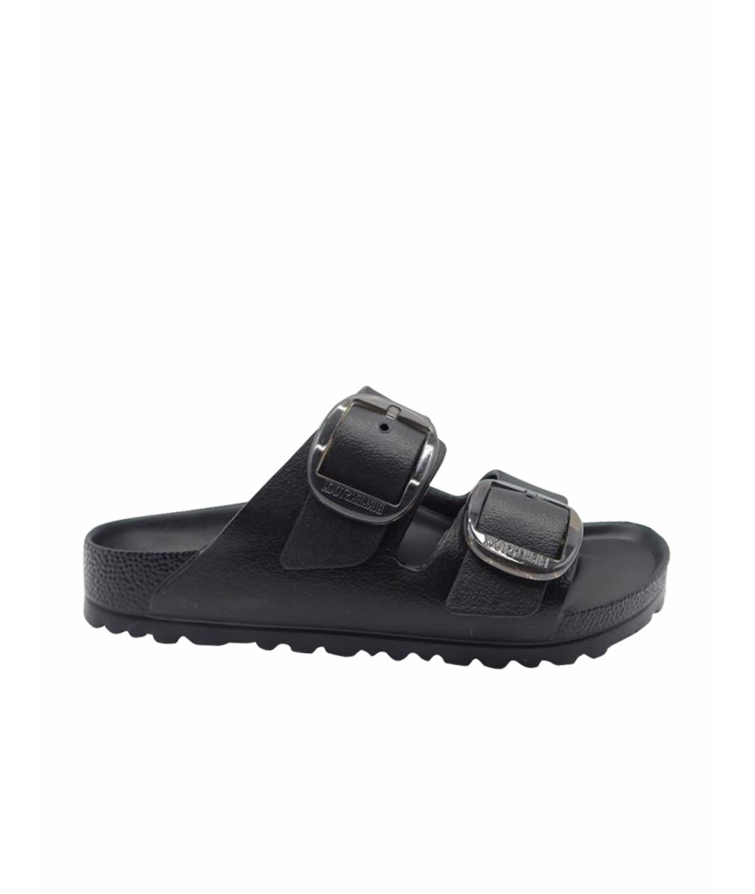 BIRKENSTOCK Черные резиновые сандалии, фото 1
