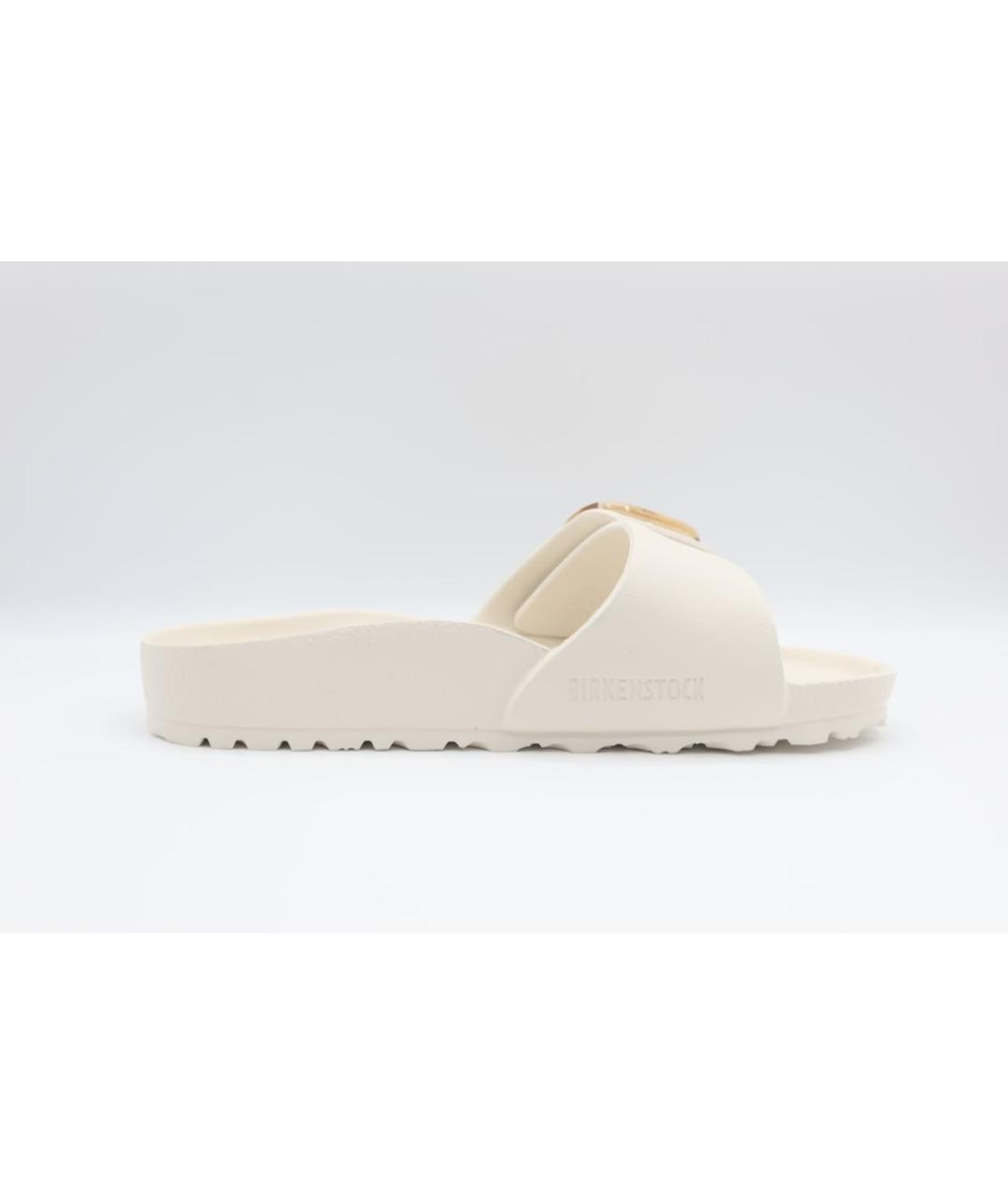 BIRKENSTOCK Белые резиновые шлепанцы, фото 5