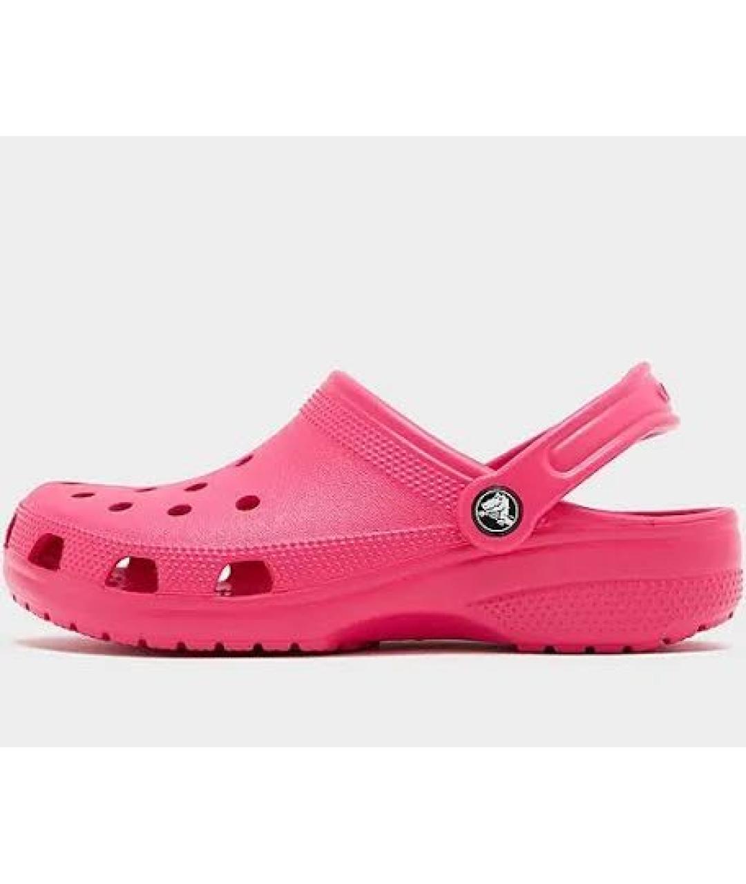 CROCS Розовые резиновые сабо, фото 5