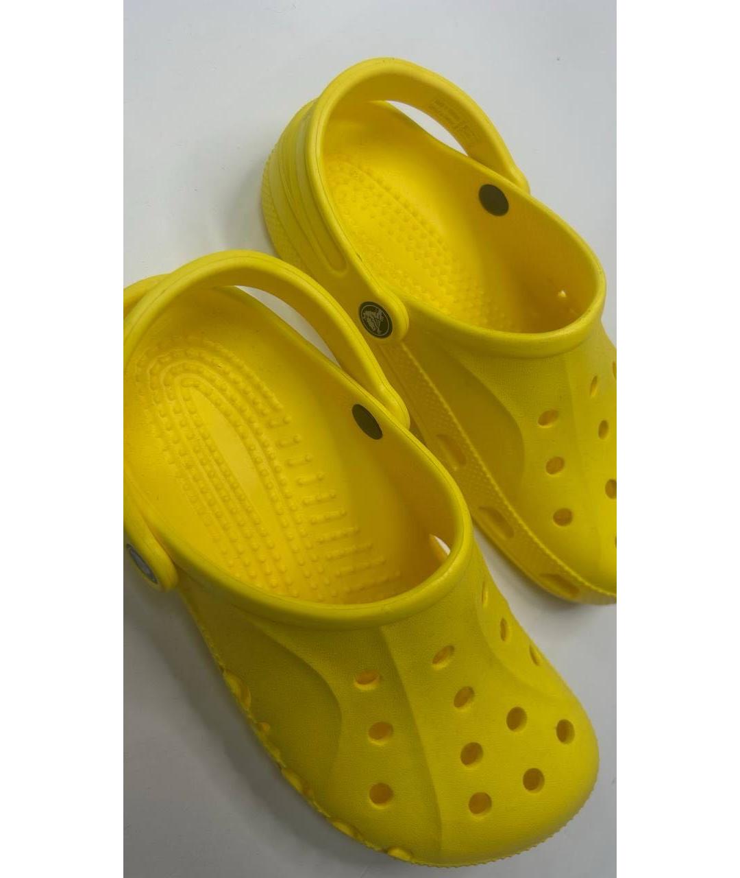 CROCS Желтые шлепанцы, фото 3