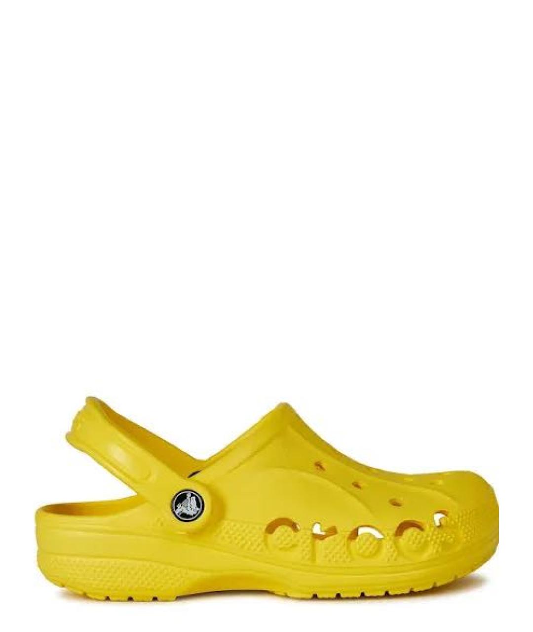 CROCS Желтые шлепанцы, фото 4