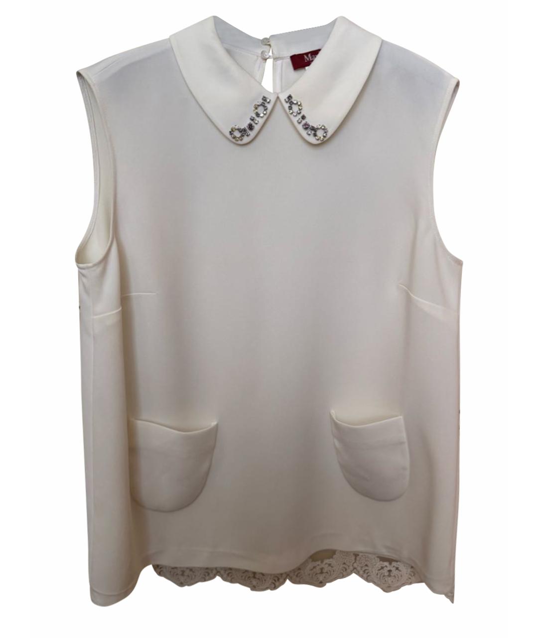 MAX MARA Белая майка, фото 1