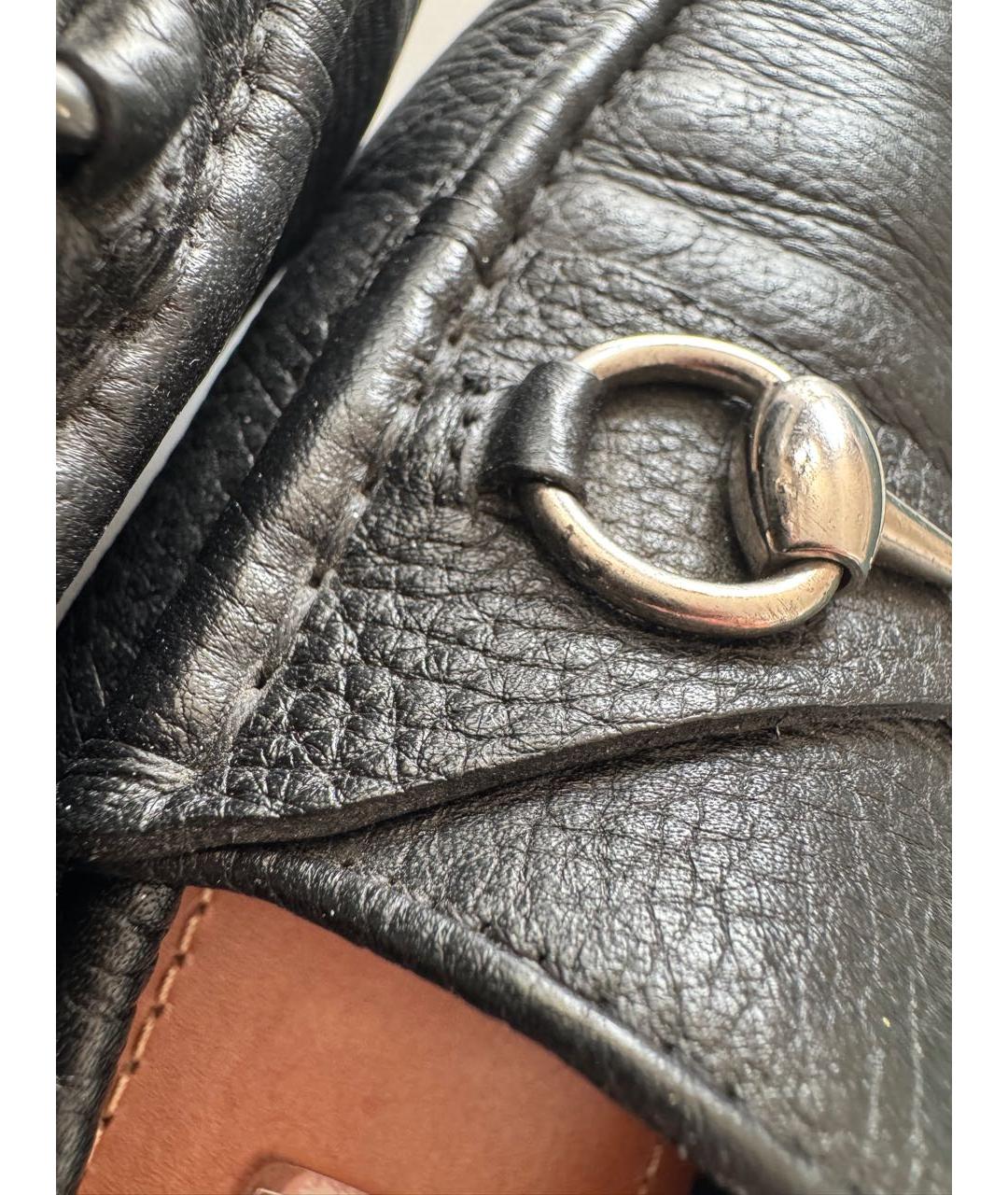 GUCCI Черные кожаные лоферы, фото 7