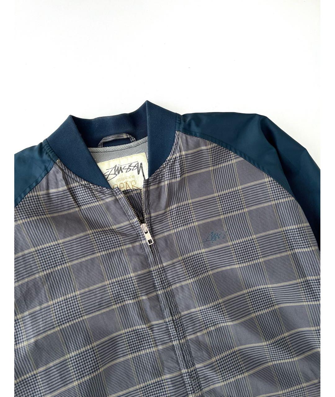 STUSSY Темно-синяя полиэстеровая куртка, фото 2