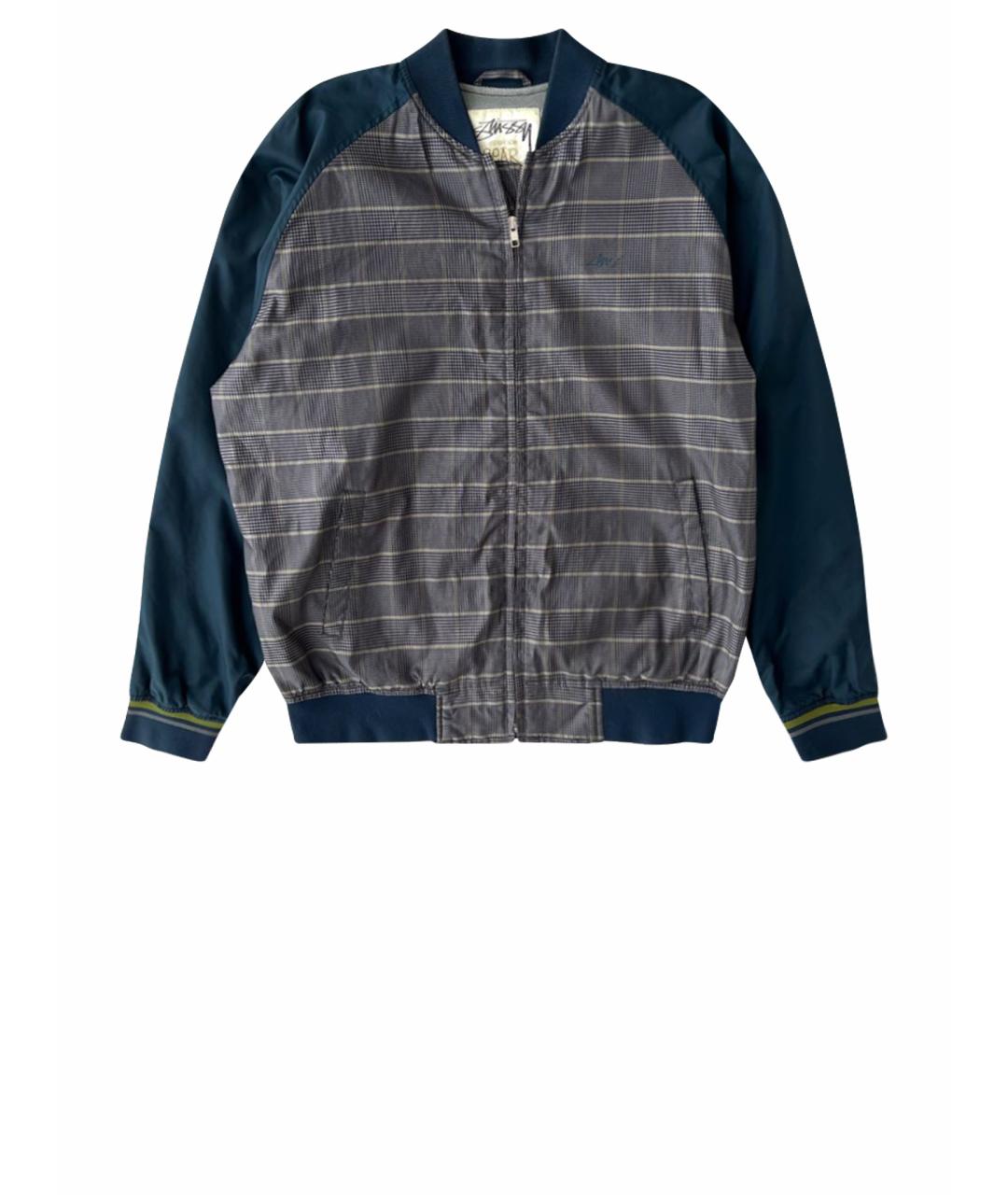 STUSSY Темно-синяя полиэстеровая куртка, фото 1