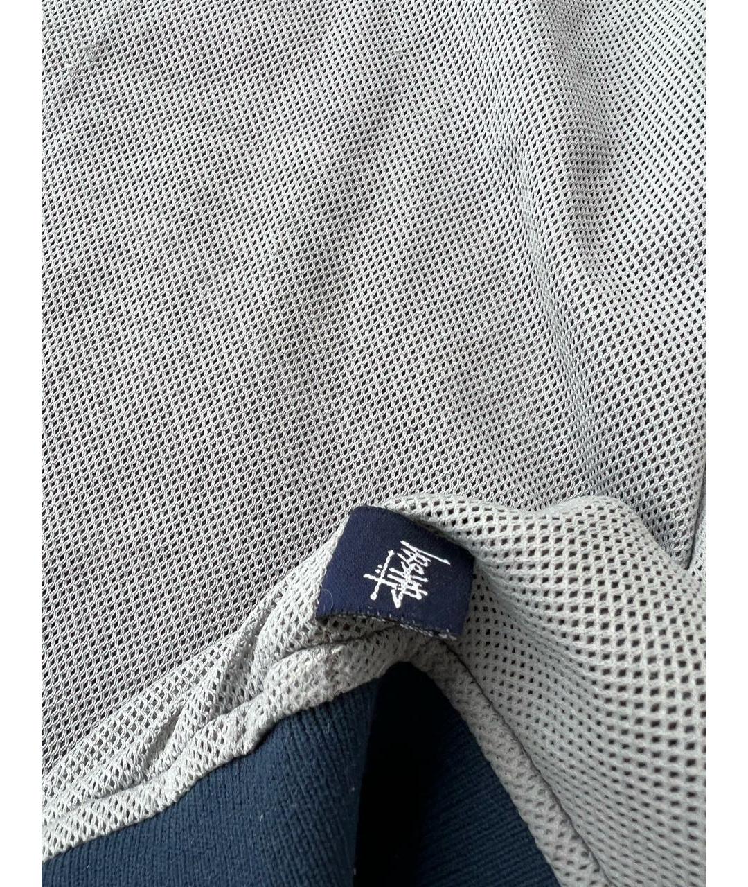 STUSSY Темно-синяя полиэстеровая куртка, фото 7