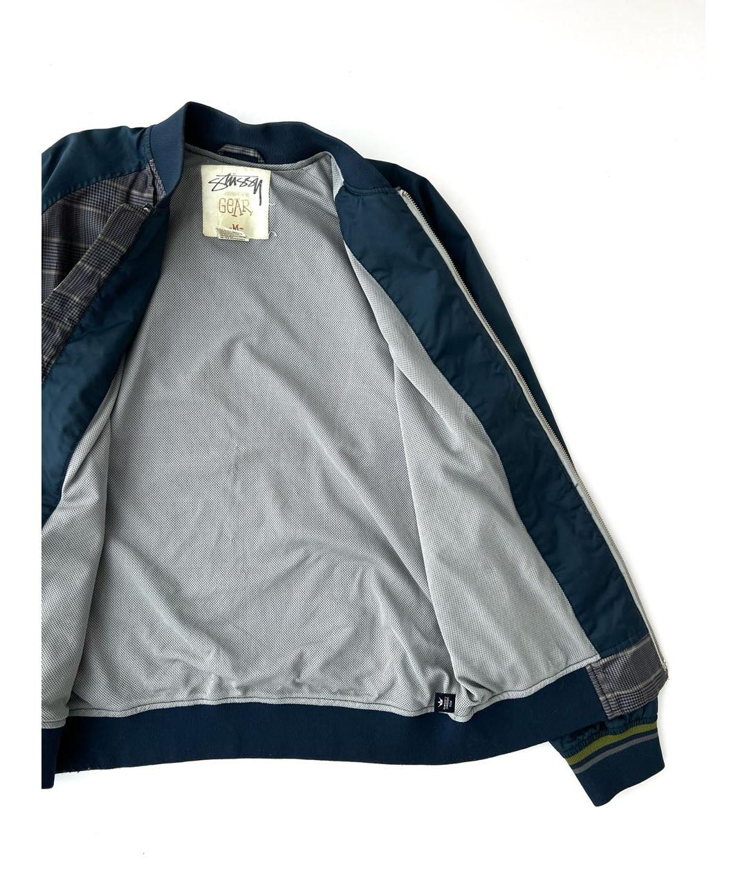 STUSSY Темно-синяя полиэстеровая куртка, фото 6