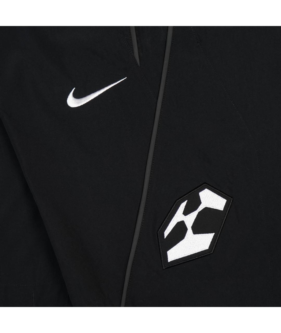 NIKE Черные полиэстеровые повседневные брюки, фото 3