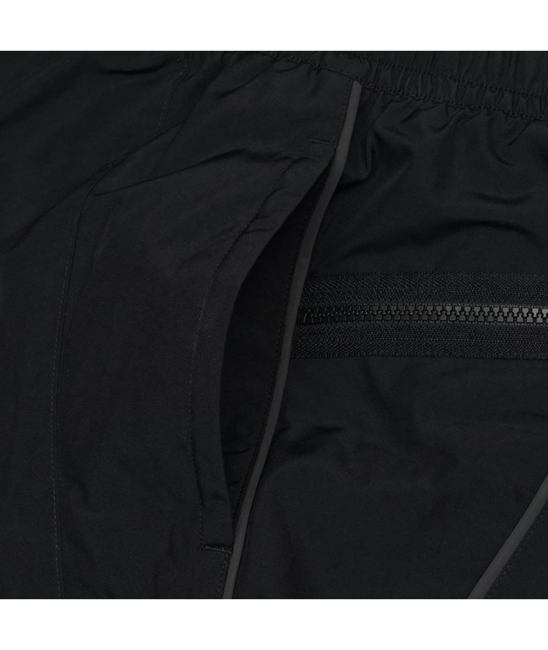 NIKE Черные полиэстеровые повседневные брюки, фото 2