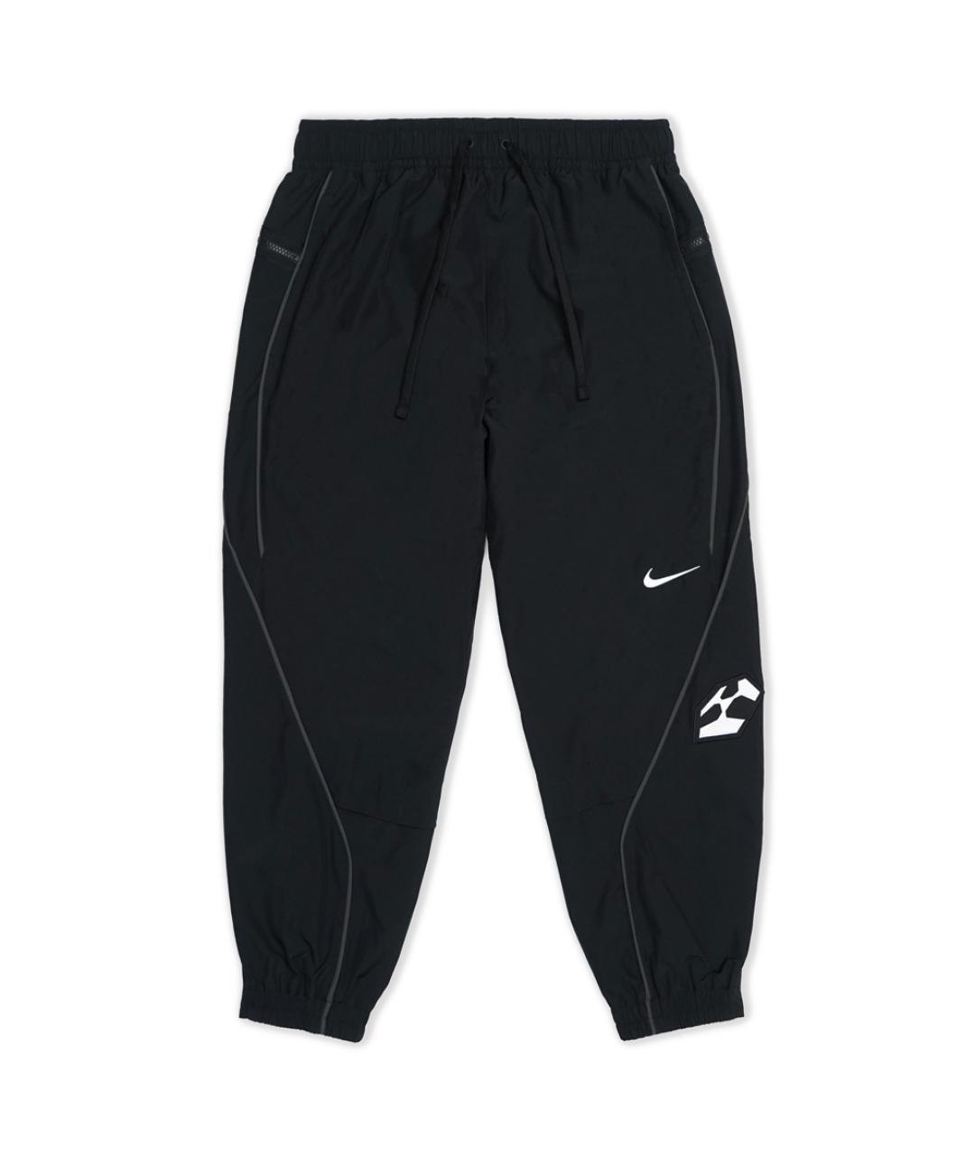 NIKE Черные полиэстеровые повседневные брюки, фото 10