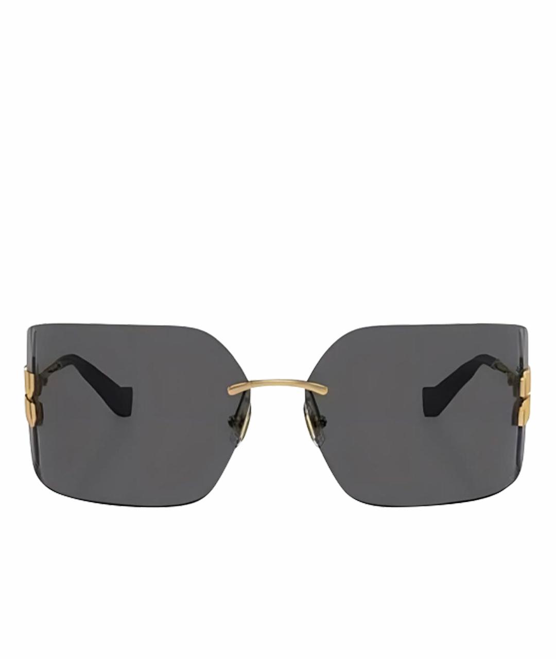 MIU MIU Черные солнцезащитные очки, фото 1