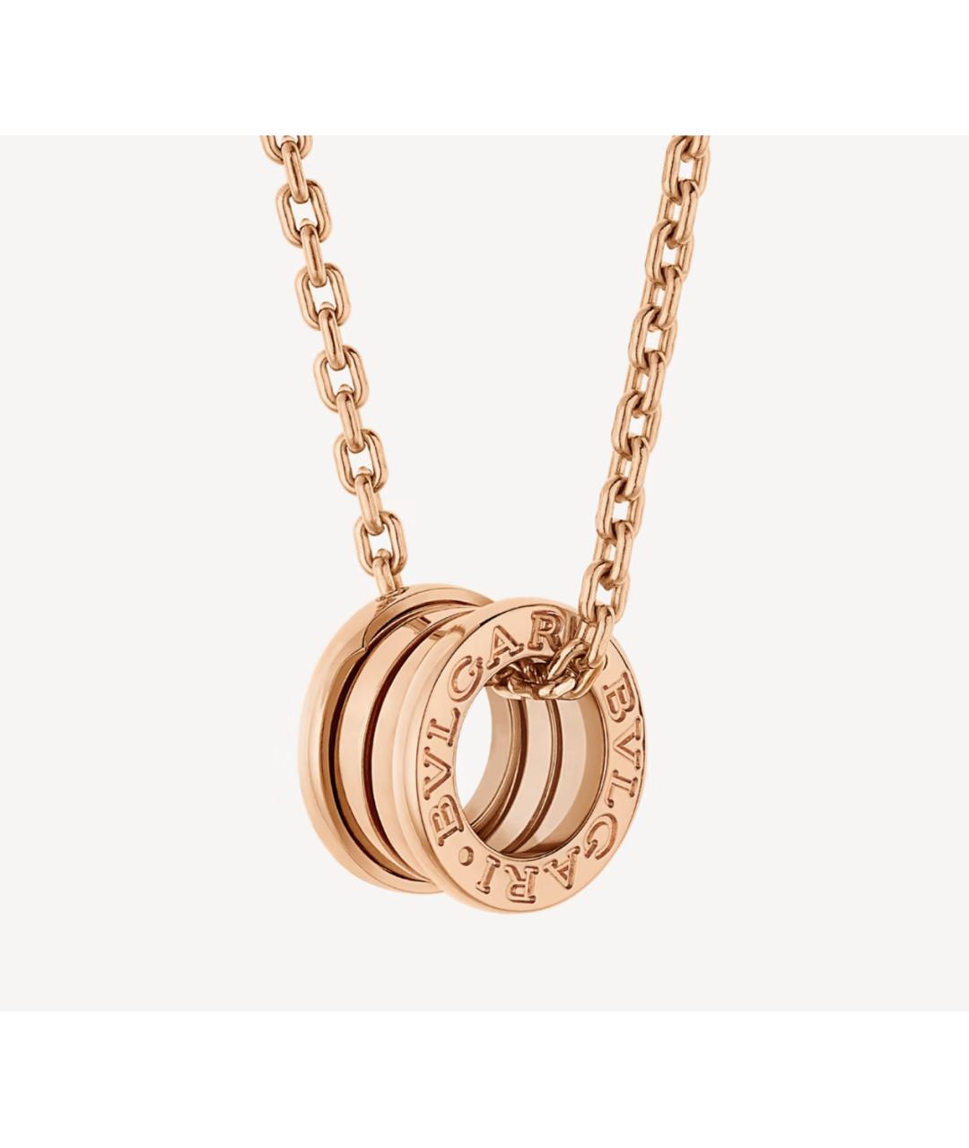 BVLGARI Золотая подвеска из розового золота, фото 5
