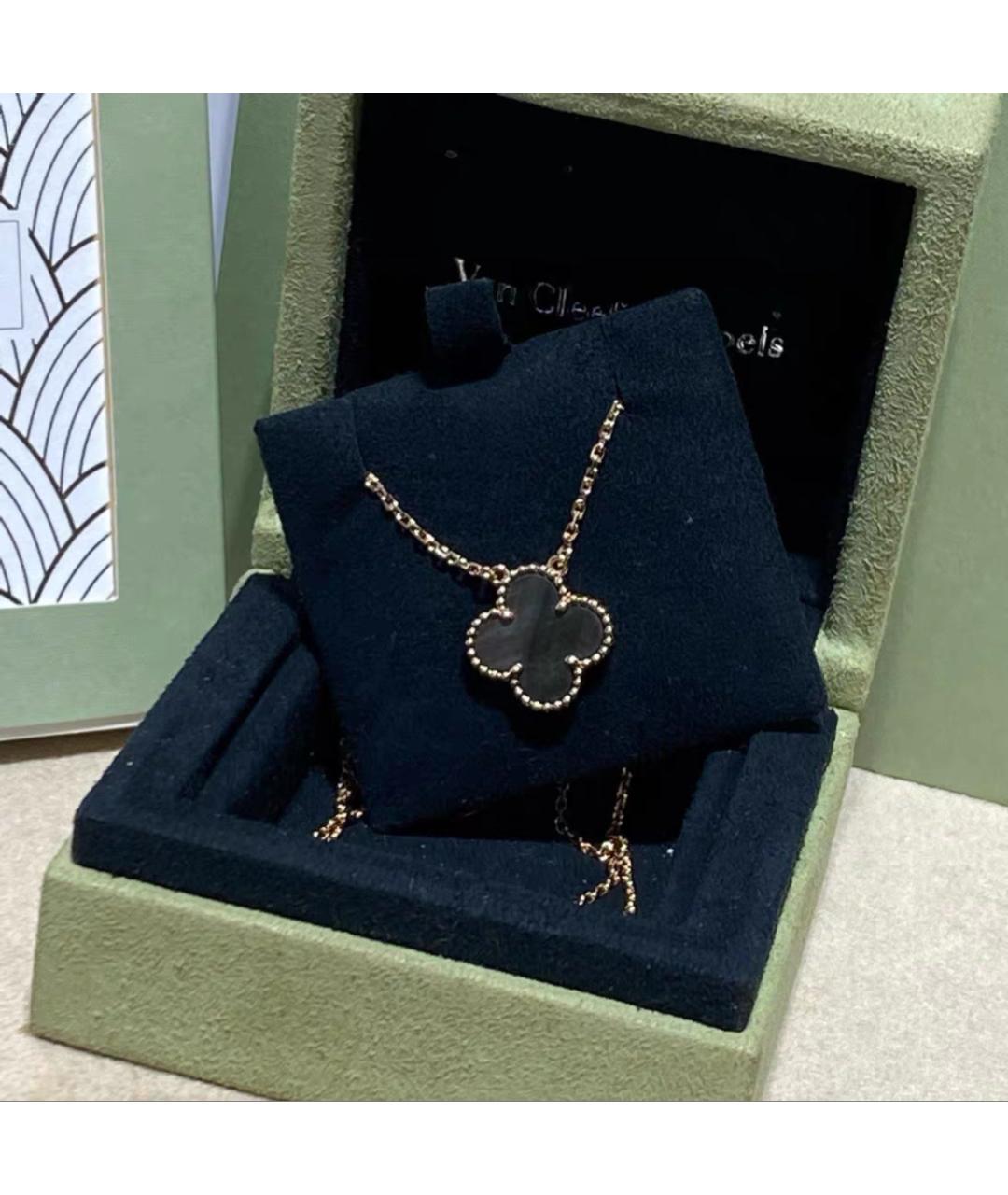 VAN CLEEF & ARPELS Серая подвеска из розового золота, фото 4