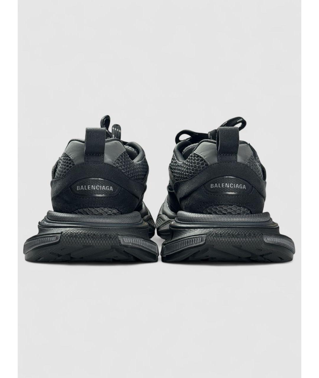 BALENCIAGA Антрацитовые низкие кроссовки / кеды, фото 7