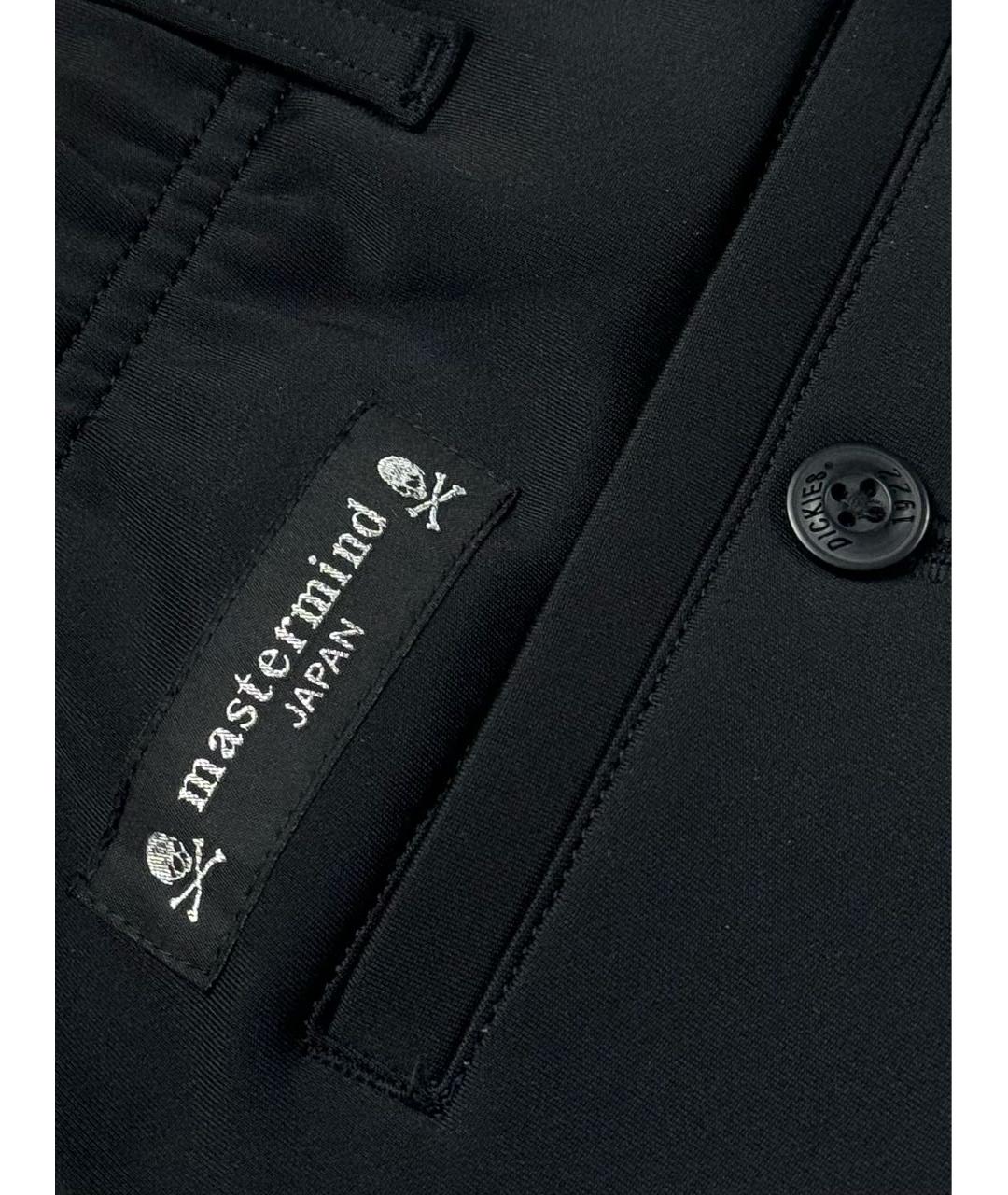 MASTERMIND JAPAN Черные полиэстеровые повседневные брюки, фото 5