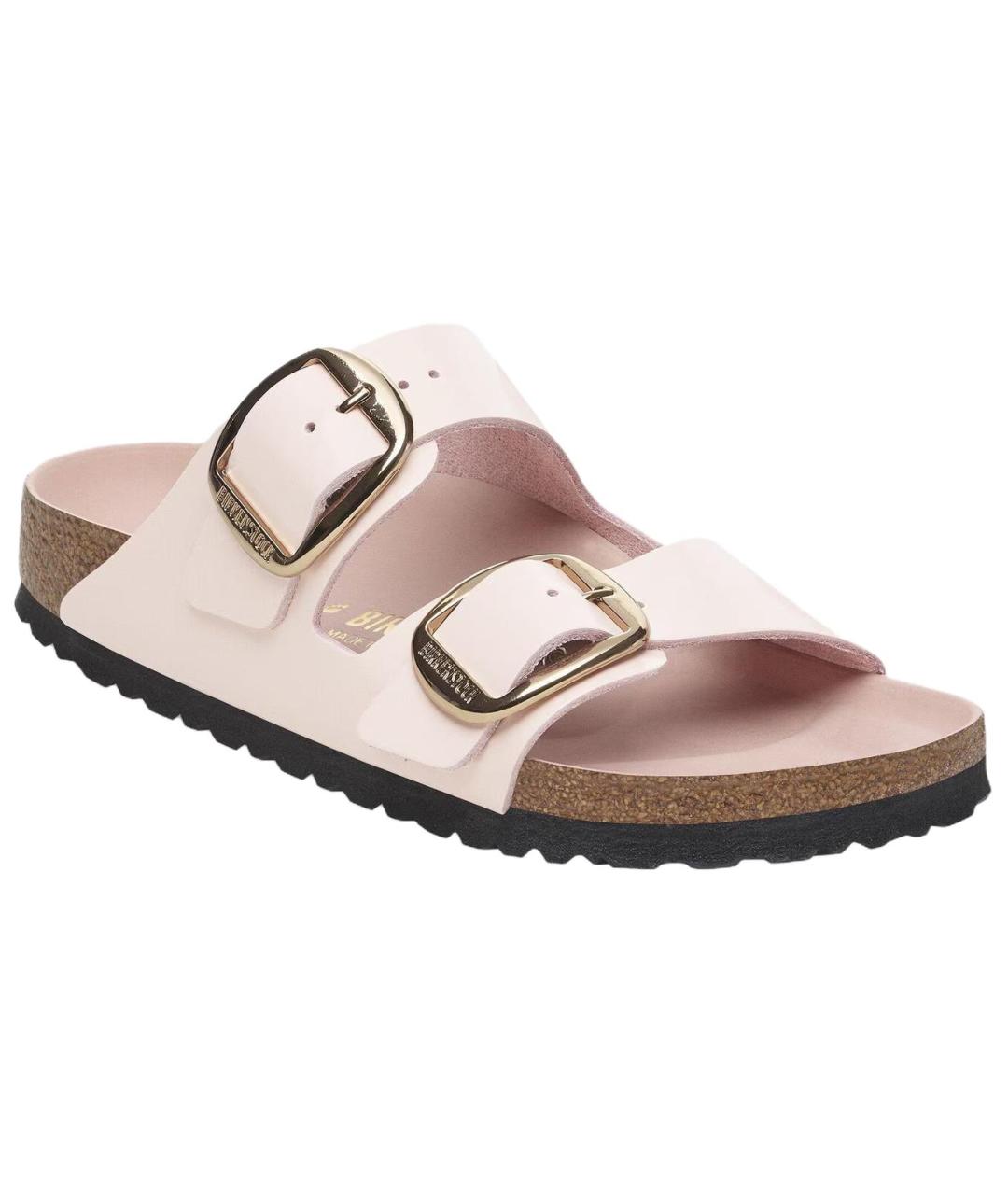 BIRKENSTOCK Розовые кожаные сандалии, фото 3