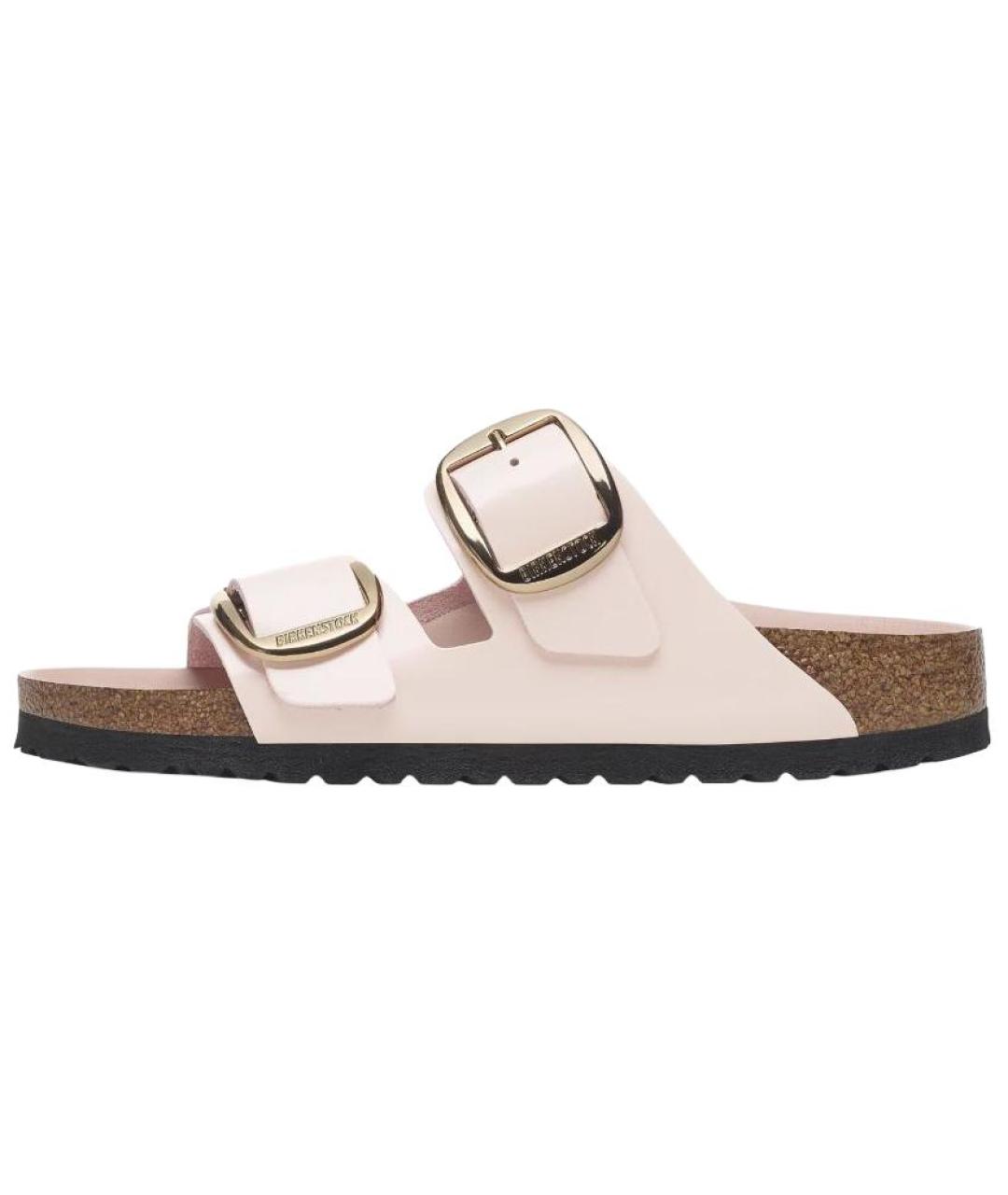 BIRKENSTOCK Розовые кожаные сандалии, фото 2