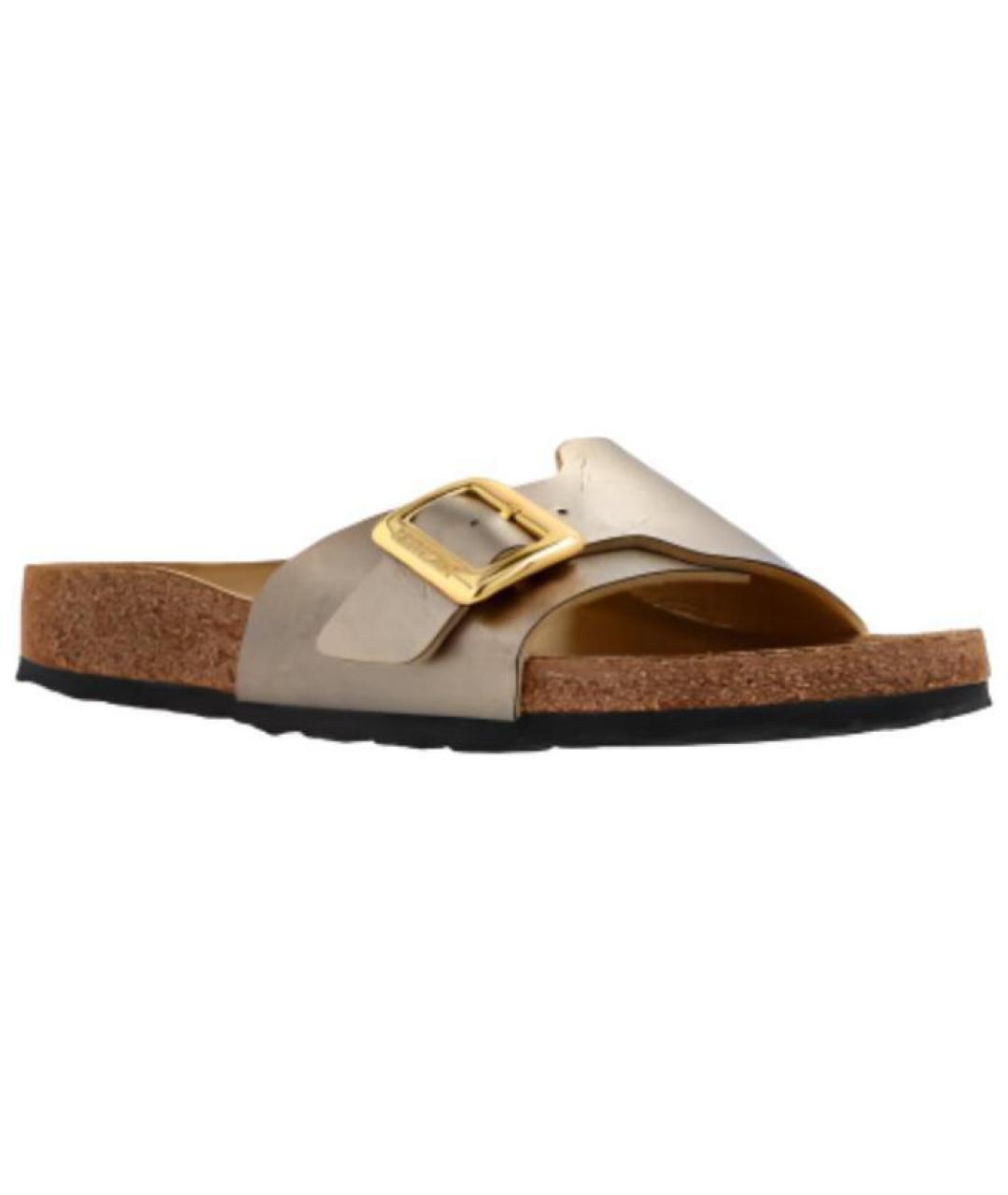 BIRKENSTOCK Коричневые шлепанцы, фото 3