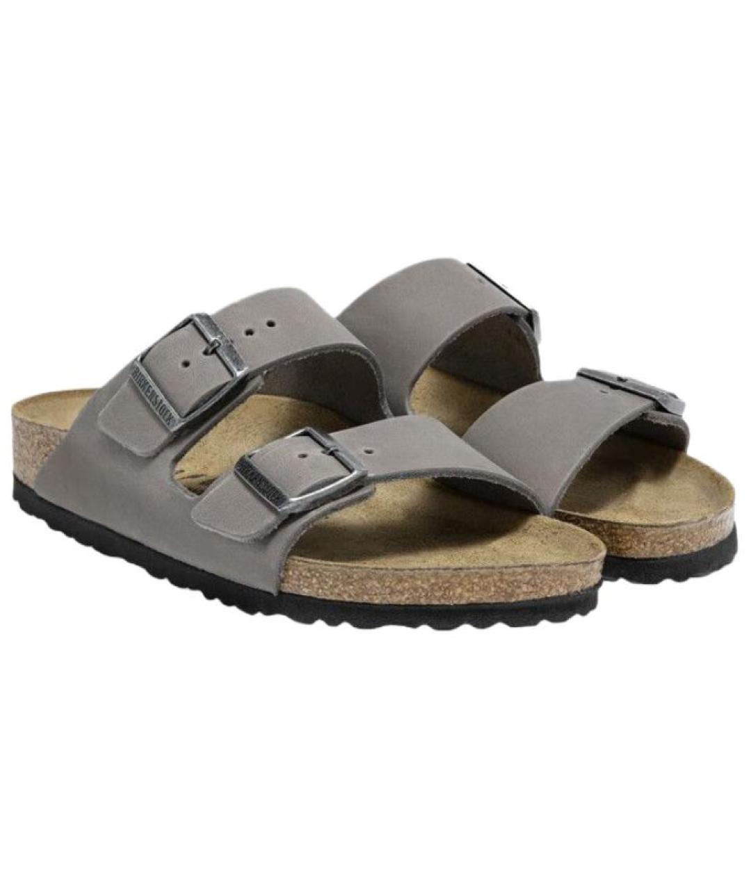 BIRKENSTOCK Серые сандалии, фото 4