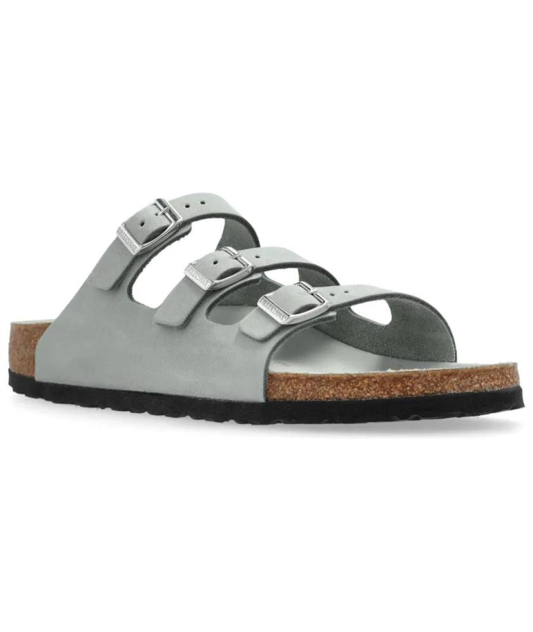 BIRKENSTOCK Серые сандалии, фото 2