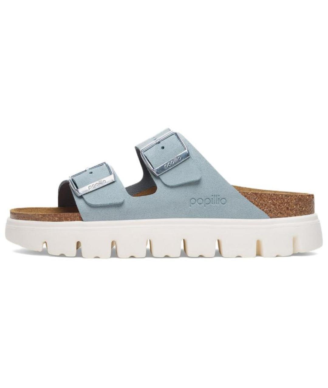 BIRKENSTOCK Голубые сандалии, фото 4