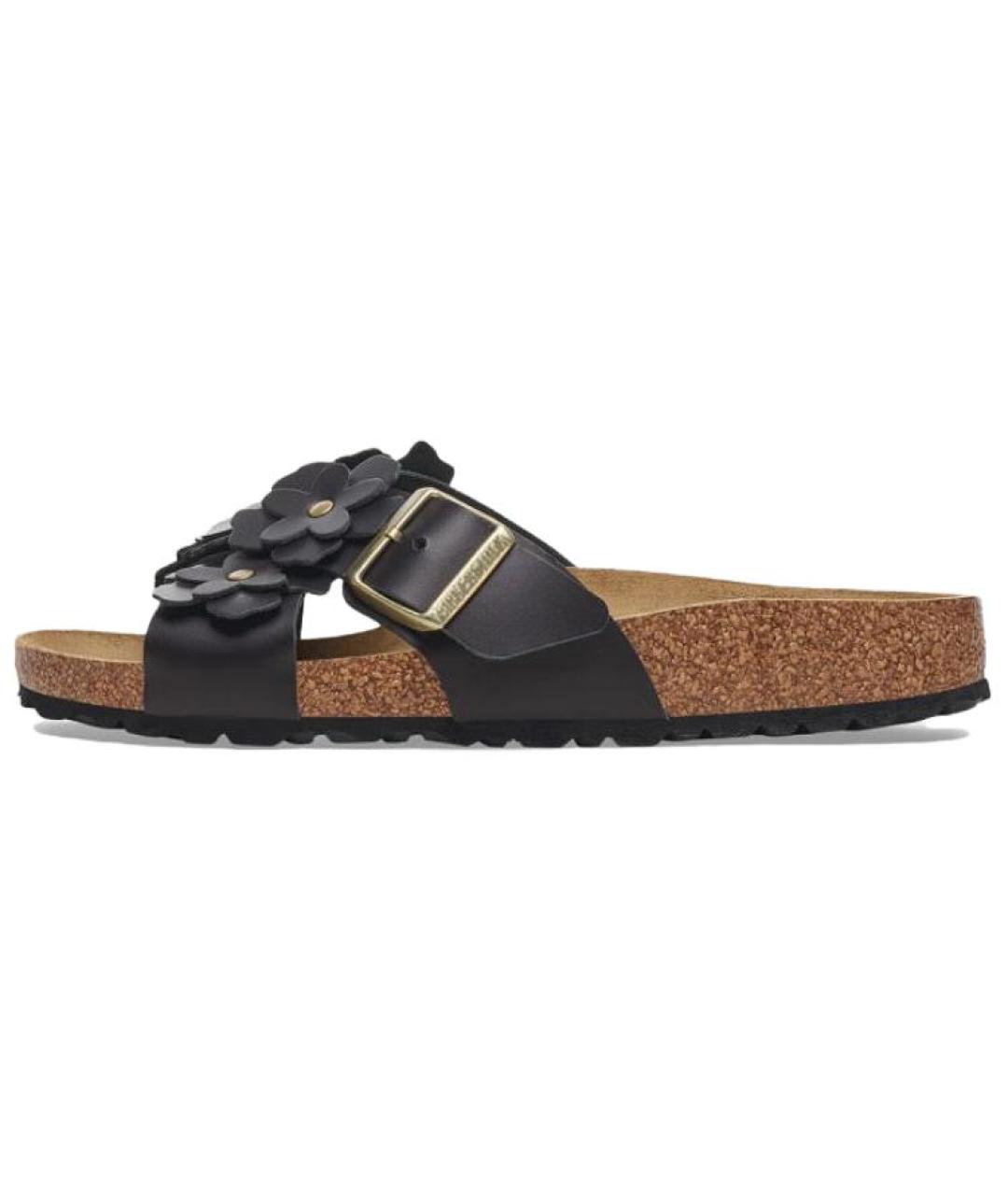 BIRKENSTOCK Черные шлепанцы, фото 4