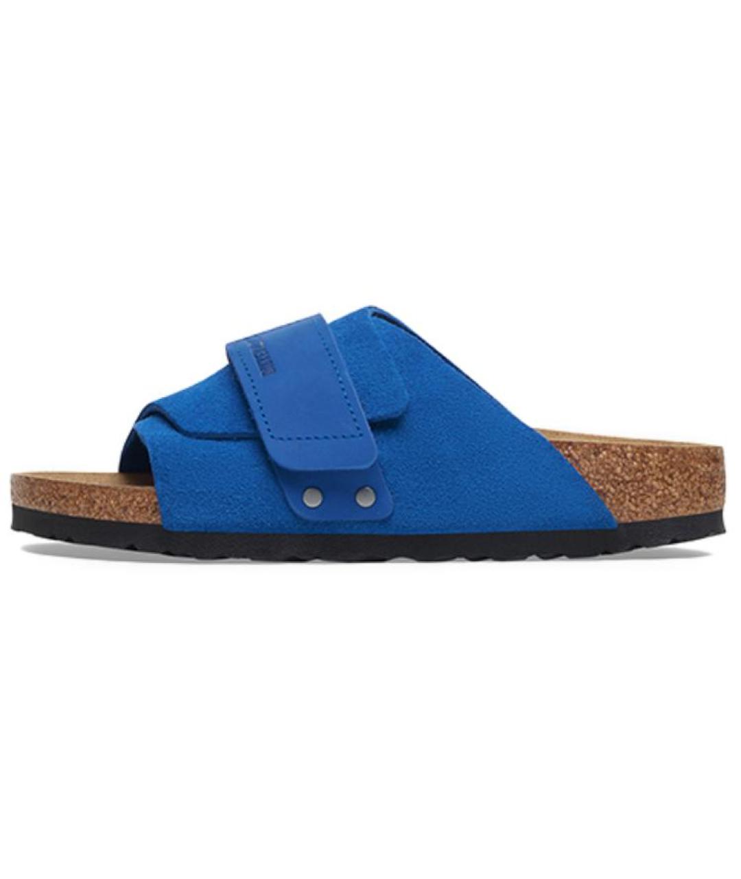 BIRKENSTOCK Синие замшевые сандалии, фото 2