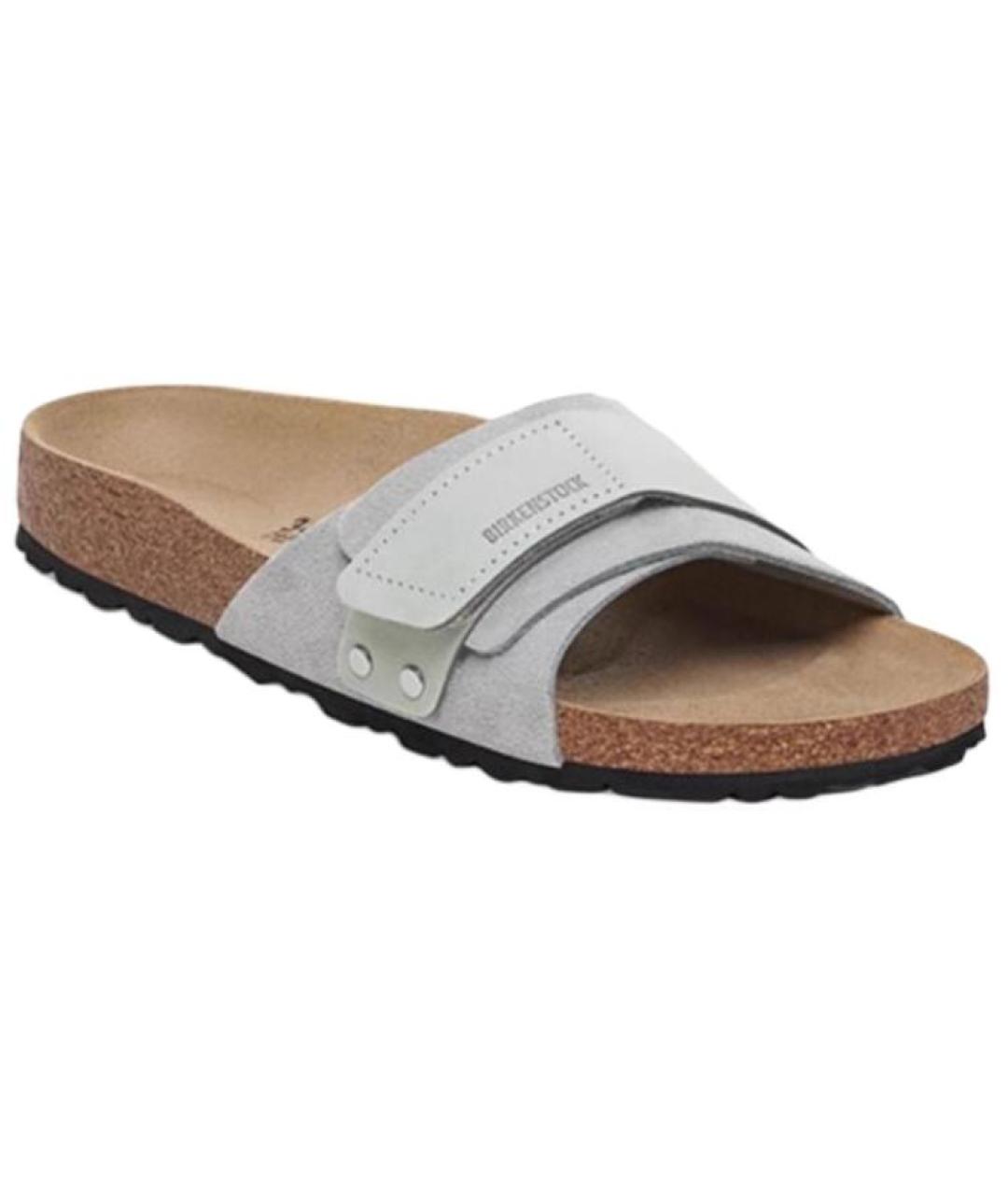 BIRKENSTOCK Серые шлепанцы, фото 3