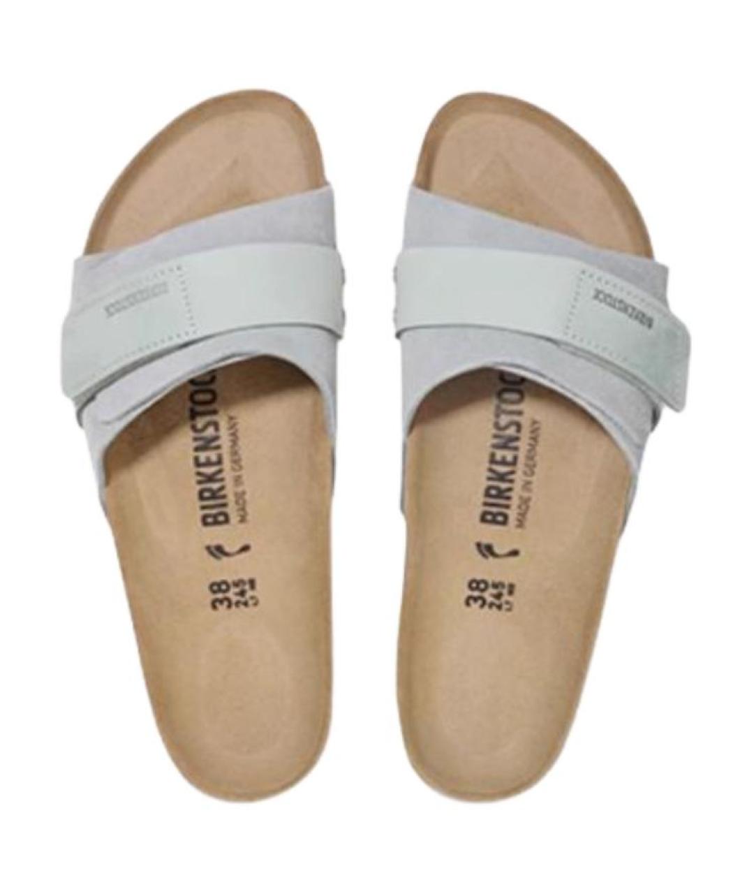 BIRKENSTOCK Серые шлепанцы, фото 4