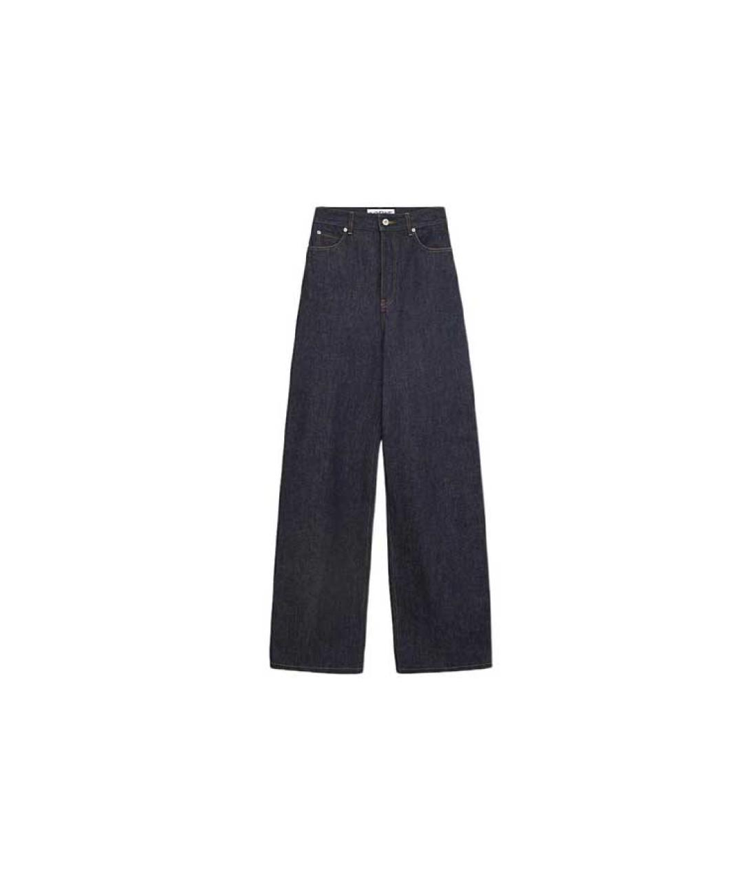 LOEWE Синие хлопковые прямые джинсы, фото 1
