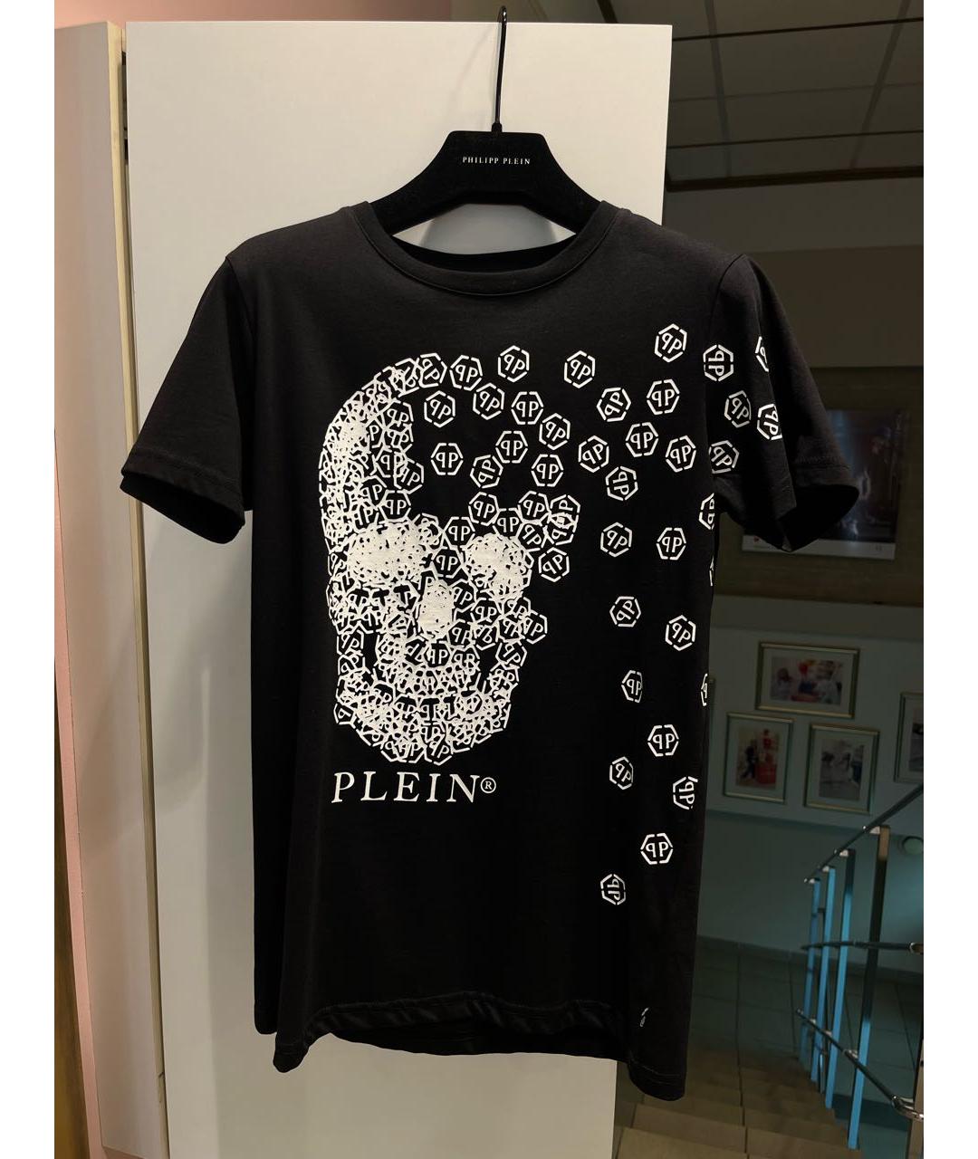 PHILIPP PLEIN Черная хлопковая детская футболка, фото 6