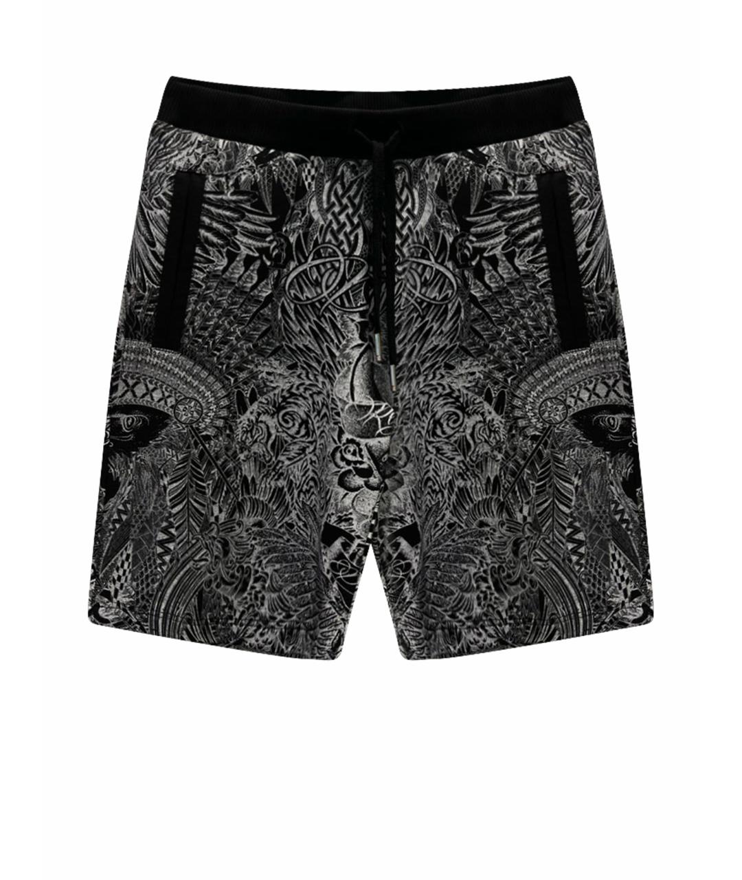 PHILIPP PLEIN Черные хлопковые детские шорты, фото 1