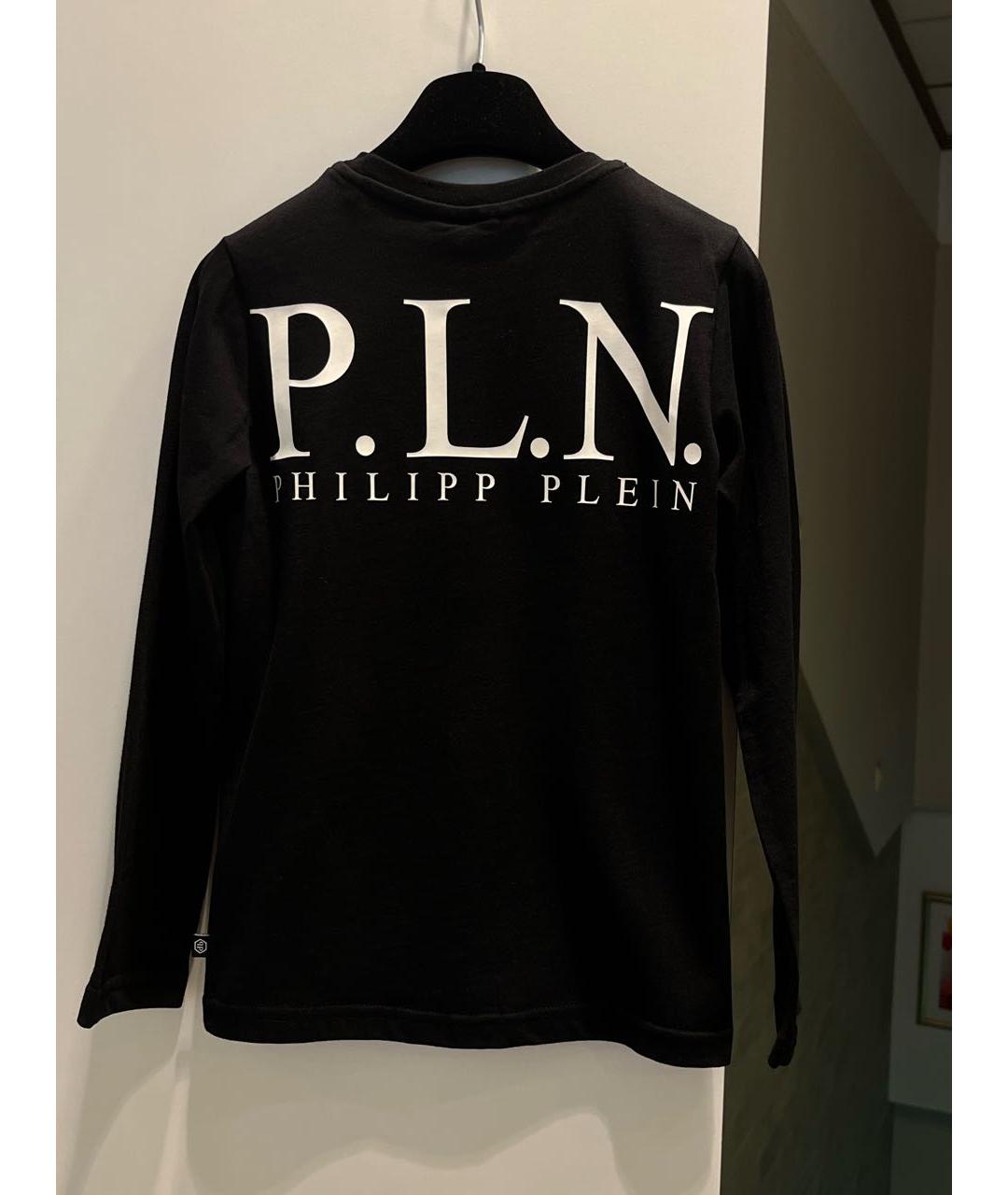 PHILIPP PLEIN Черная хлопковая детская футболка, фото 2