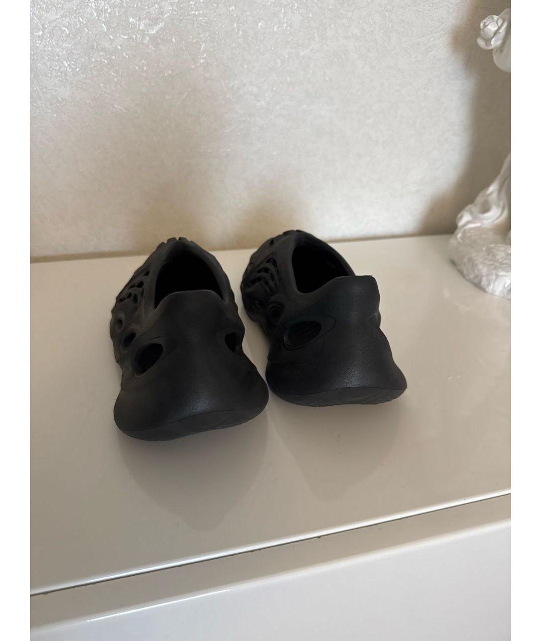 ADIDAS YEEZY Черные резиновые кроссовки, фото 4