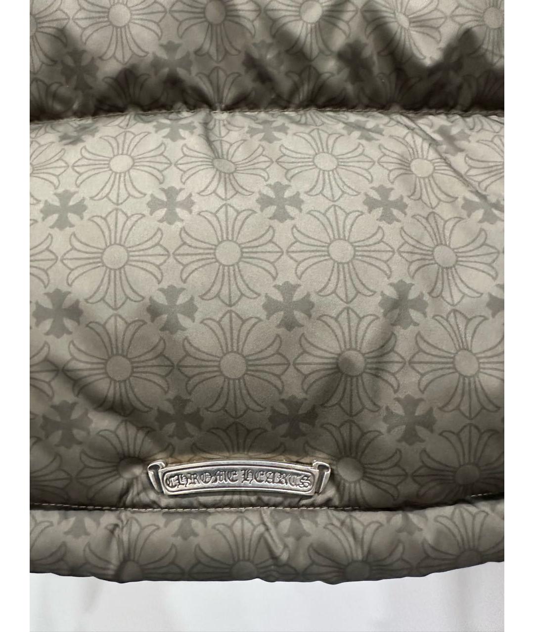CHROME HEARTS Хаки полиэстеровая куртка, фото 5