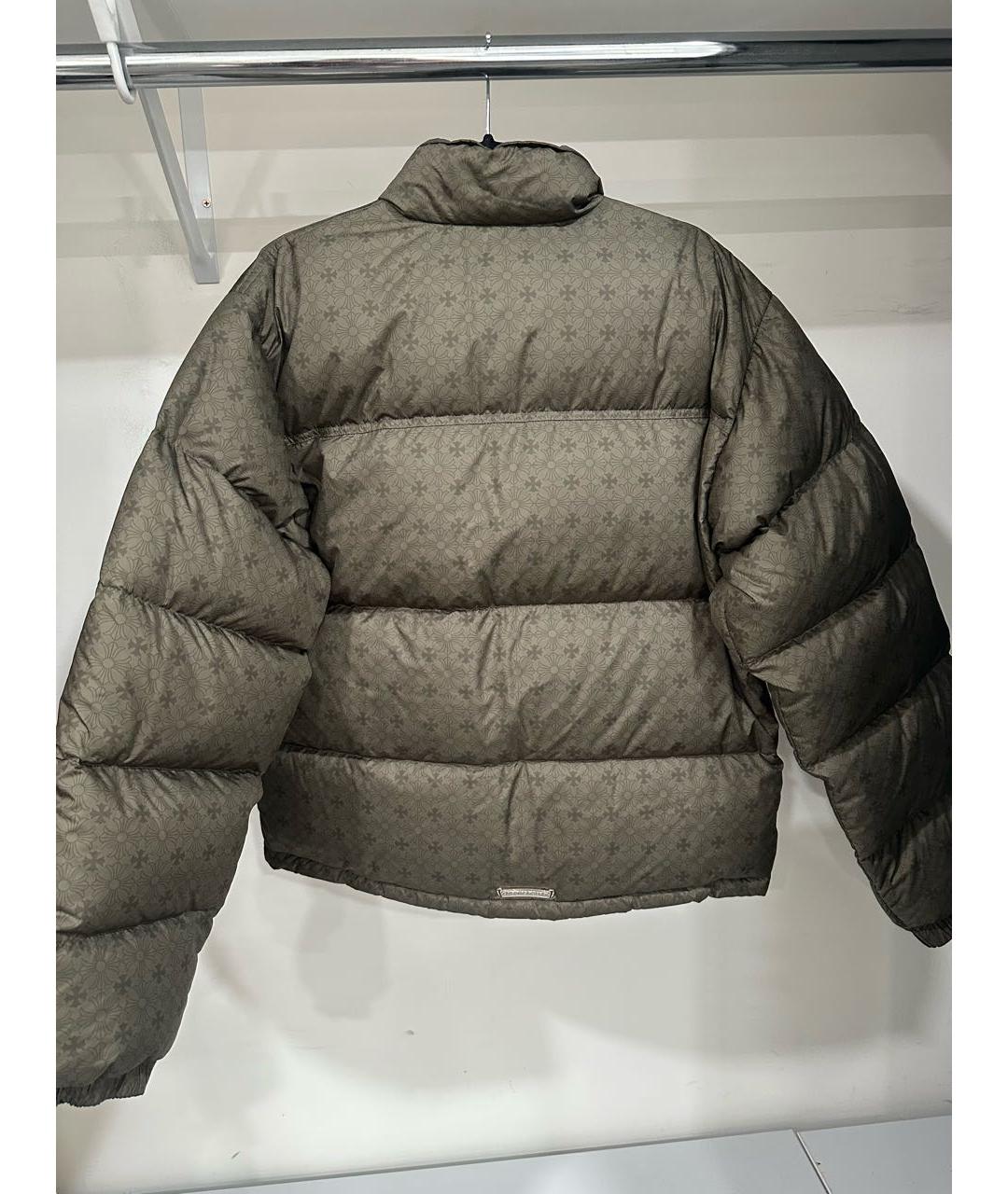 CHROME HEARTS Хаки полиэстеровая куртка, фото 2
