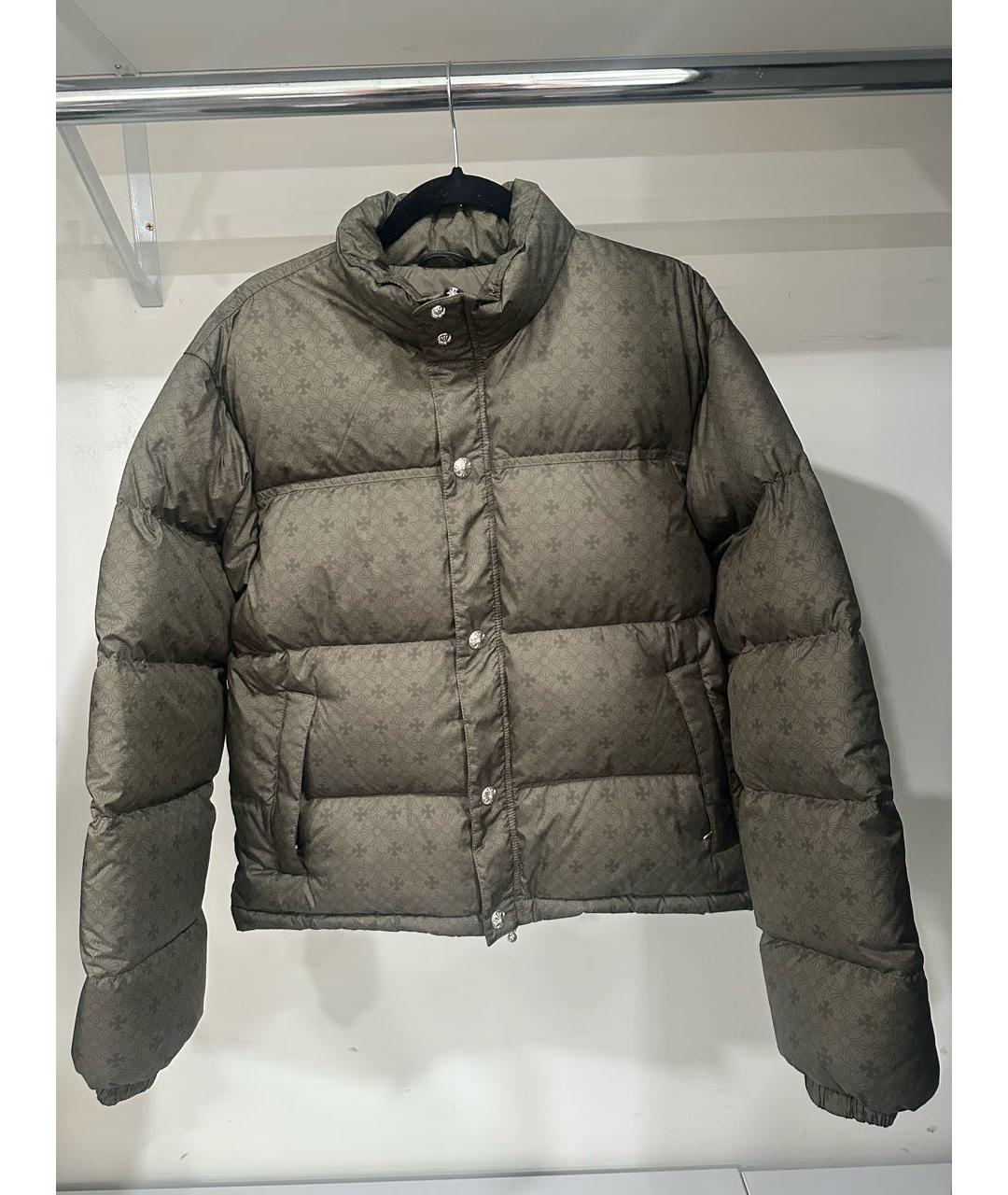 CHROME HEARTS Хаки полиэстеровая куртка, фото 6
