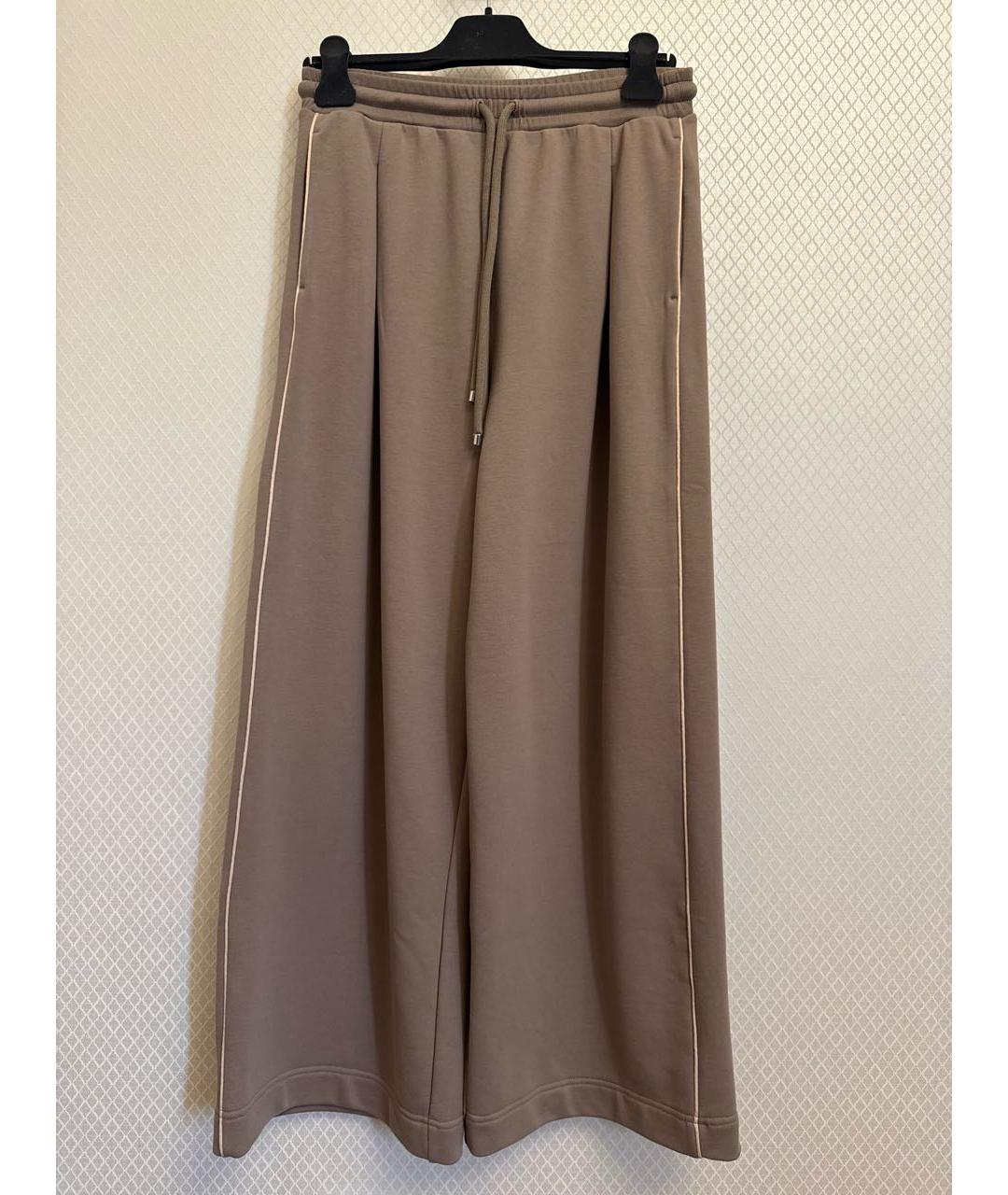 'S MAX MARA Серый хлопко-эластановый костюм с брюками, фото 2