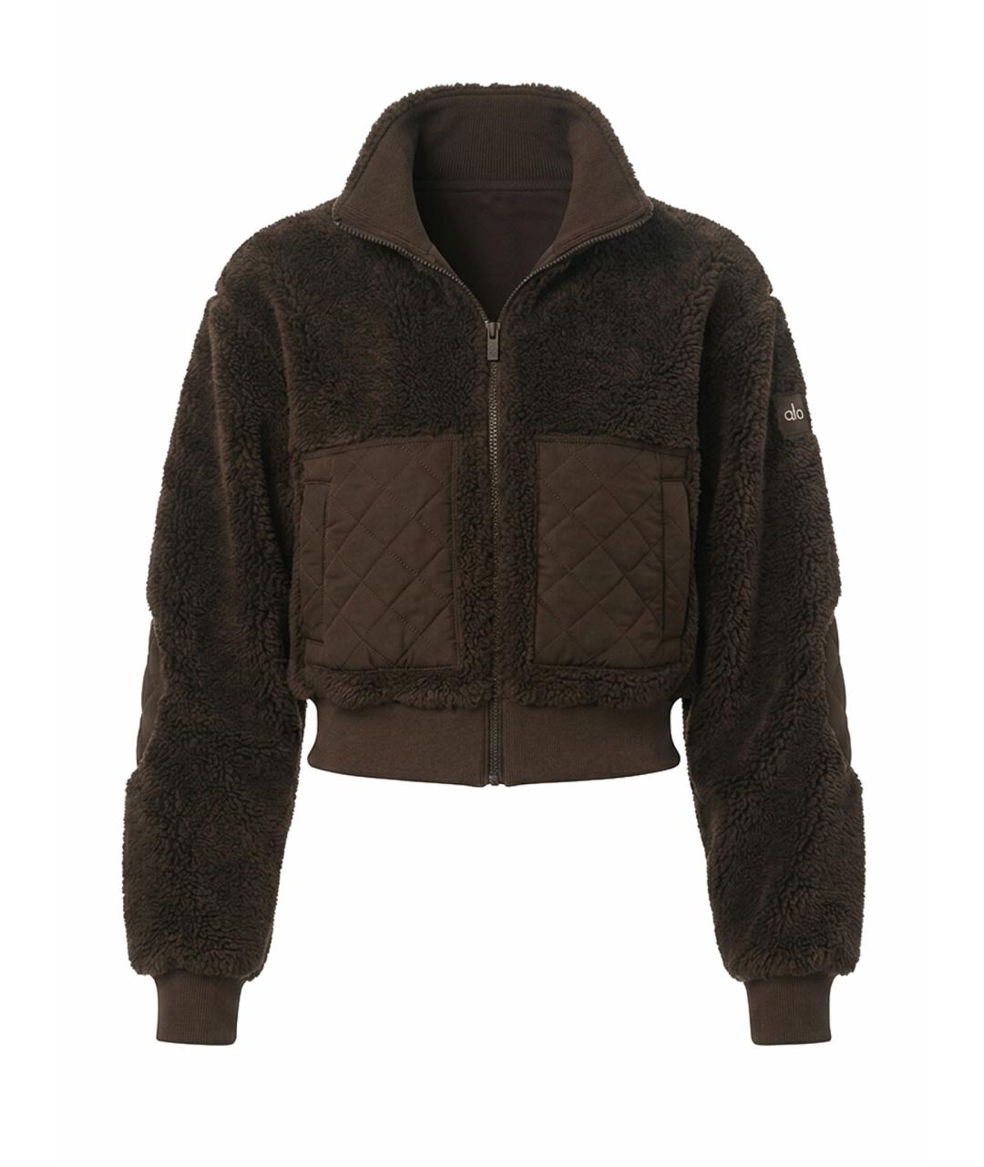 ALO YOGA Коричневая куртка, фото 1