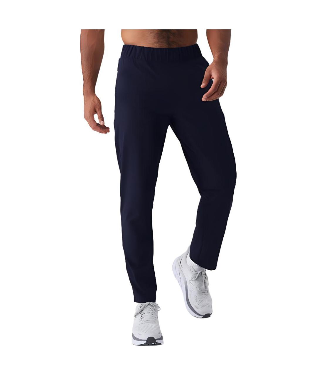 ALO YOGA Синие повседневные брюки, фото 4