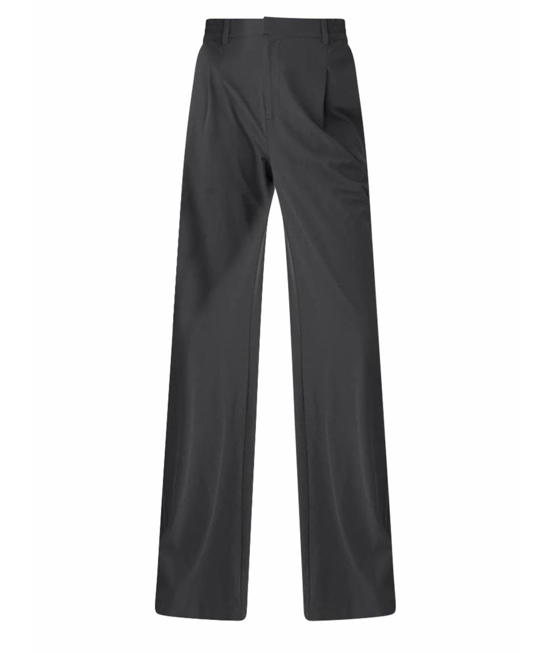 ALO YOGA Антрацитовые прямые брюки, фото 1