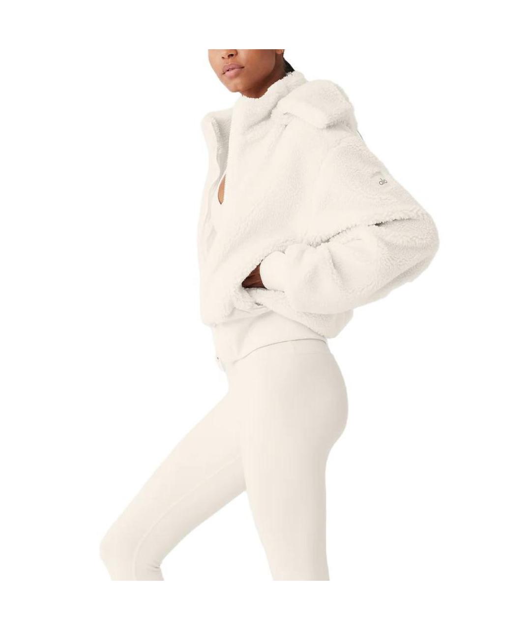 ALO YOGA Белая куртка, фото 5