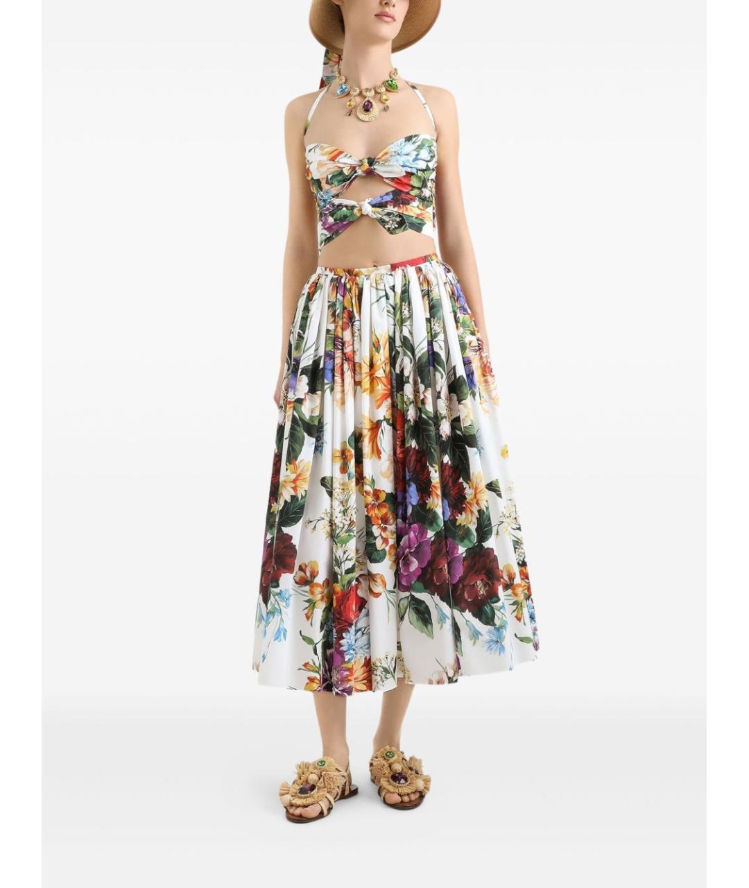 DOLCE&GABBANA Мульти хлопковый корсет, фото 3