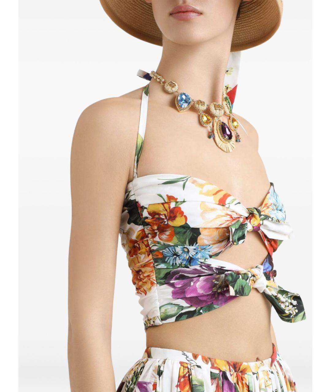 DOLCE&GABBANA Мульти хлопковый корсет, фото 2