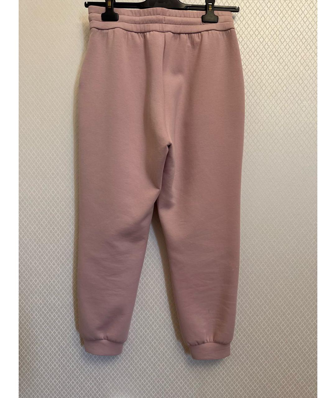 EMPORIO ARMANI Коралловые хлопко-эластановые спортивные брюки и шорты, фото 2