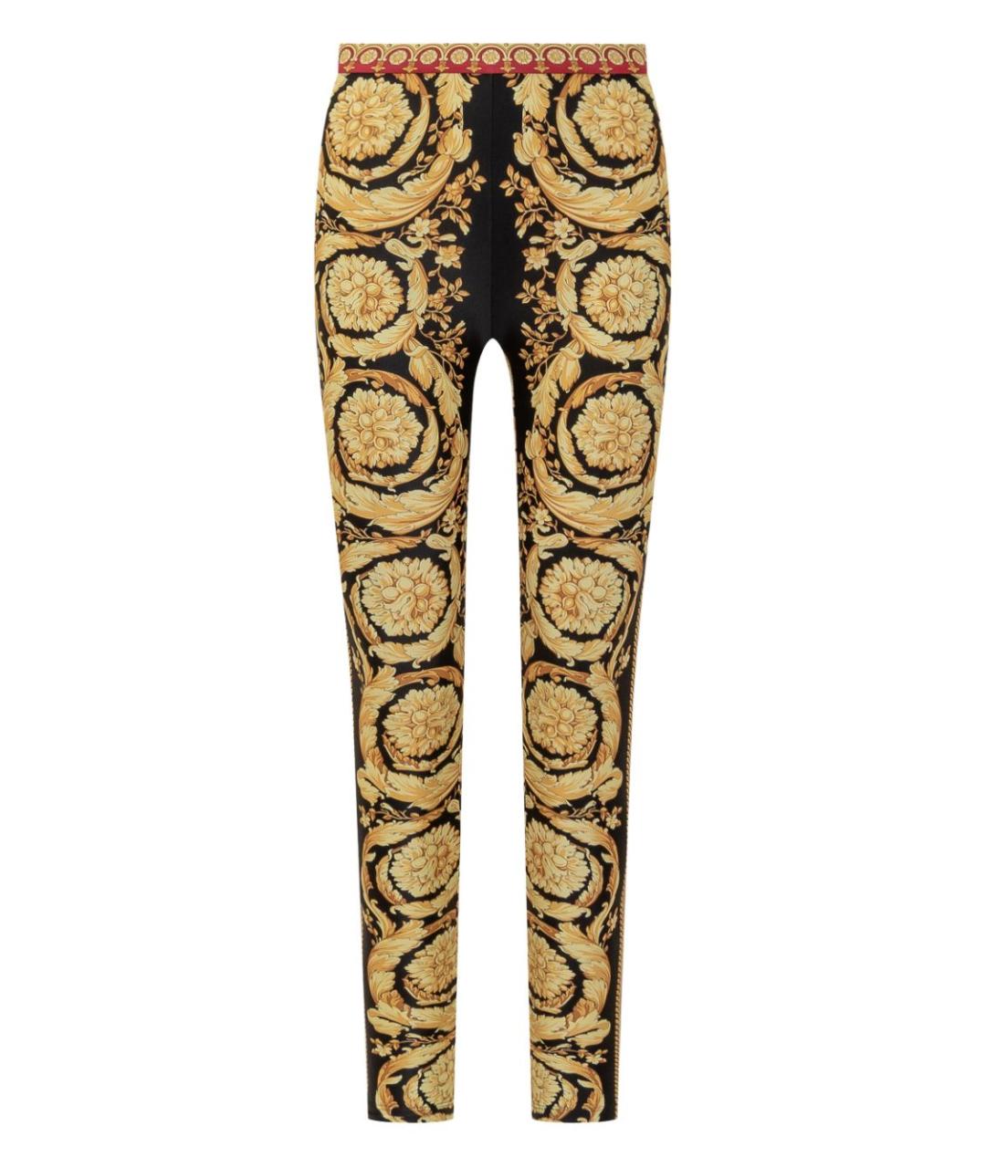 VERSACE Мульти синтетические леггинсы и велосипедки, фото 1