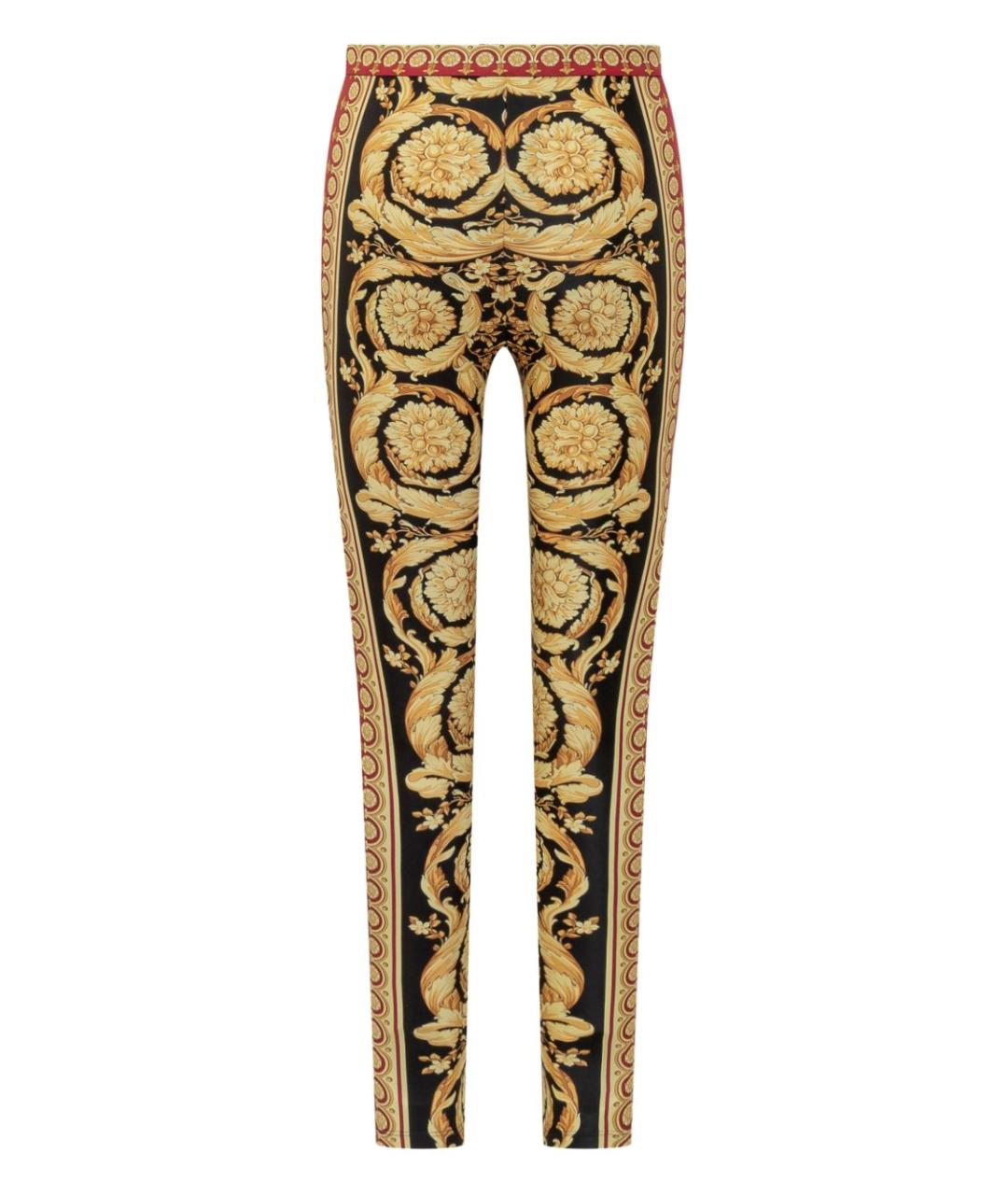 VERSACE Мульти синтетические леггинсы и велосипедки, фото 3